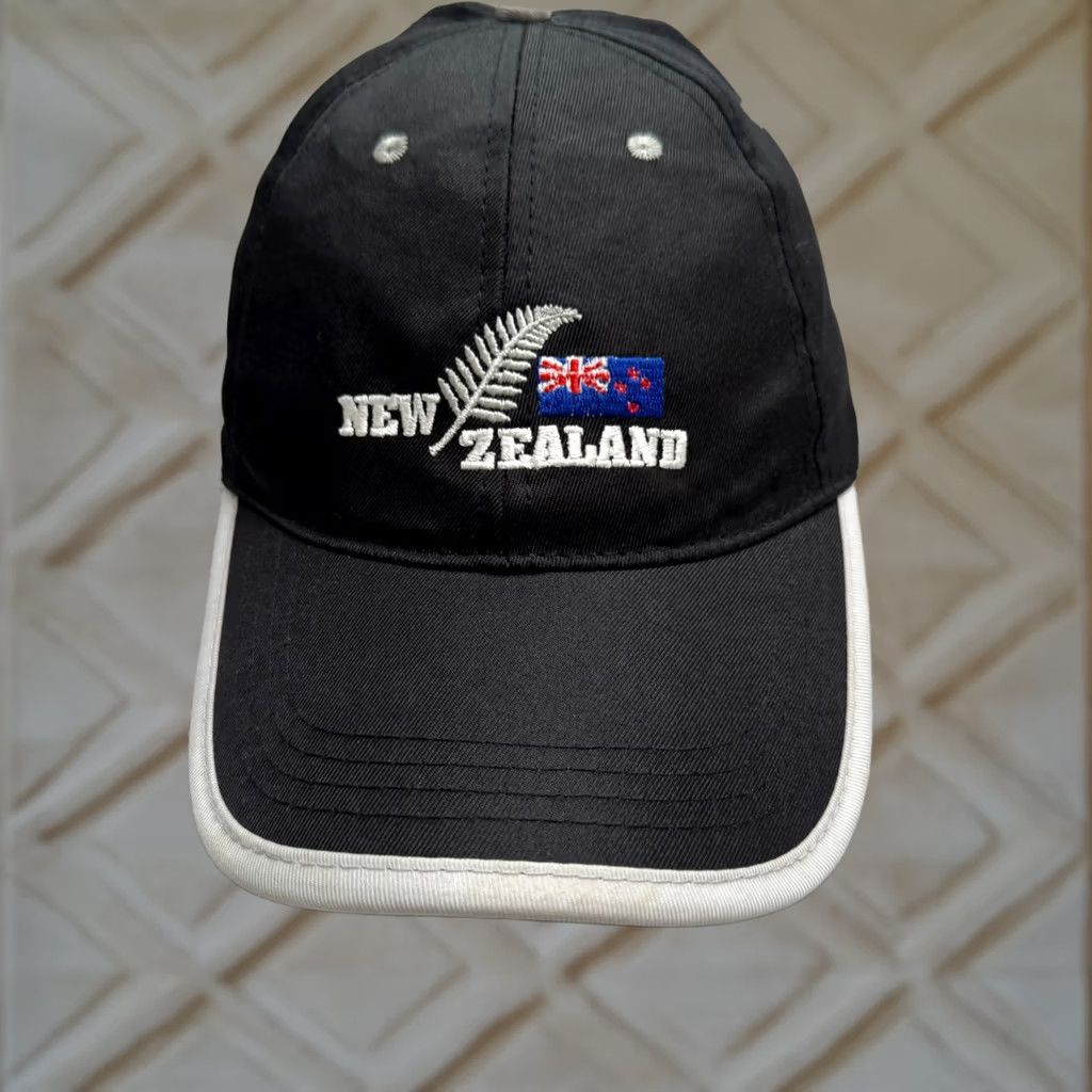 Vintage Prokiwi New Zealand Silver Fern Flag Snapback Hat Cap Unises OSFA Black Cotton Size ONE SIZE - 1 Thumbnail