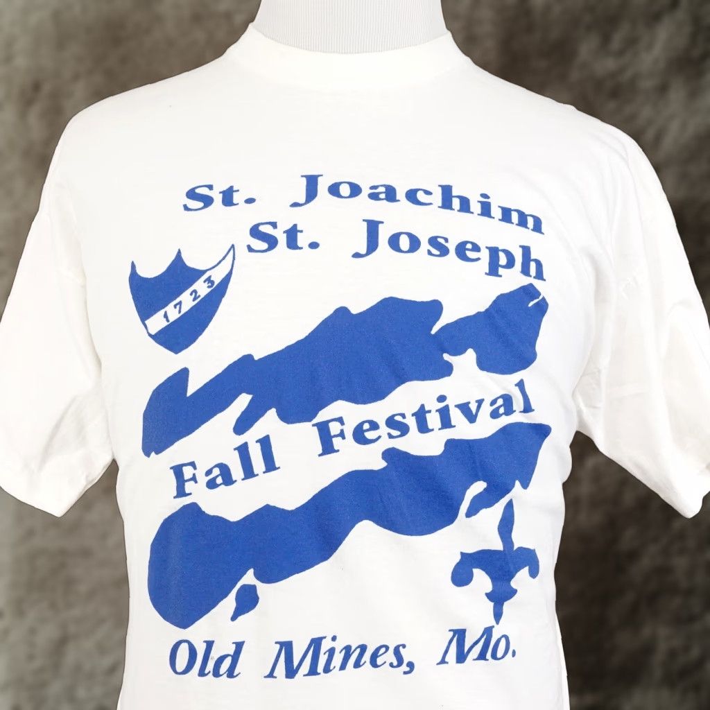 Vintage Vintage Screen Stars Unisex Adults T-Shirt 2XL Fall Festival Old Mine MO Crew Neck Cotton Graphic Print Size US XXL / EU 58 / 5 - 1 Thumbnail