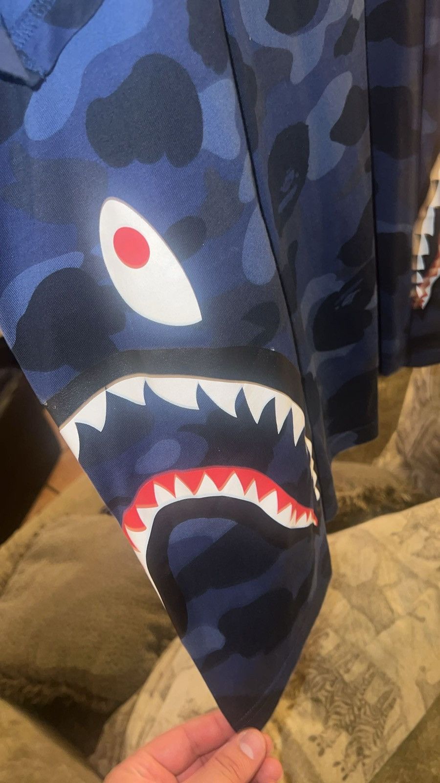 Bape COLOR CAMO SIDE SHARK TEE Size US XXL / EU 58 / 5 - 4 Thumbnail