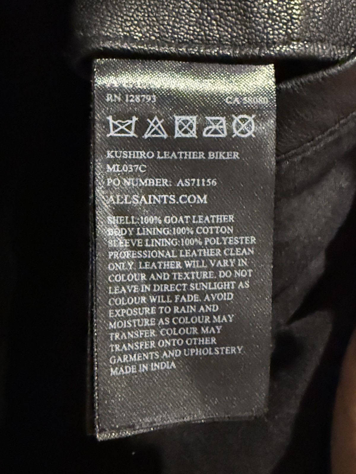Allsaints Allsaints Kushiro Leather Jacket Size US M / EU 48-50 / 2 - 4 Thumbnail