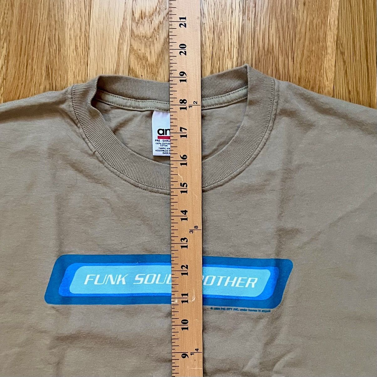 Anvil × Vintage Vintage 90s Fatboy Slim crop t-shirt Size US XL / EU 56 / 4 - 6 Thumbnail