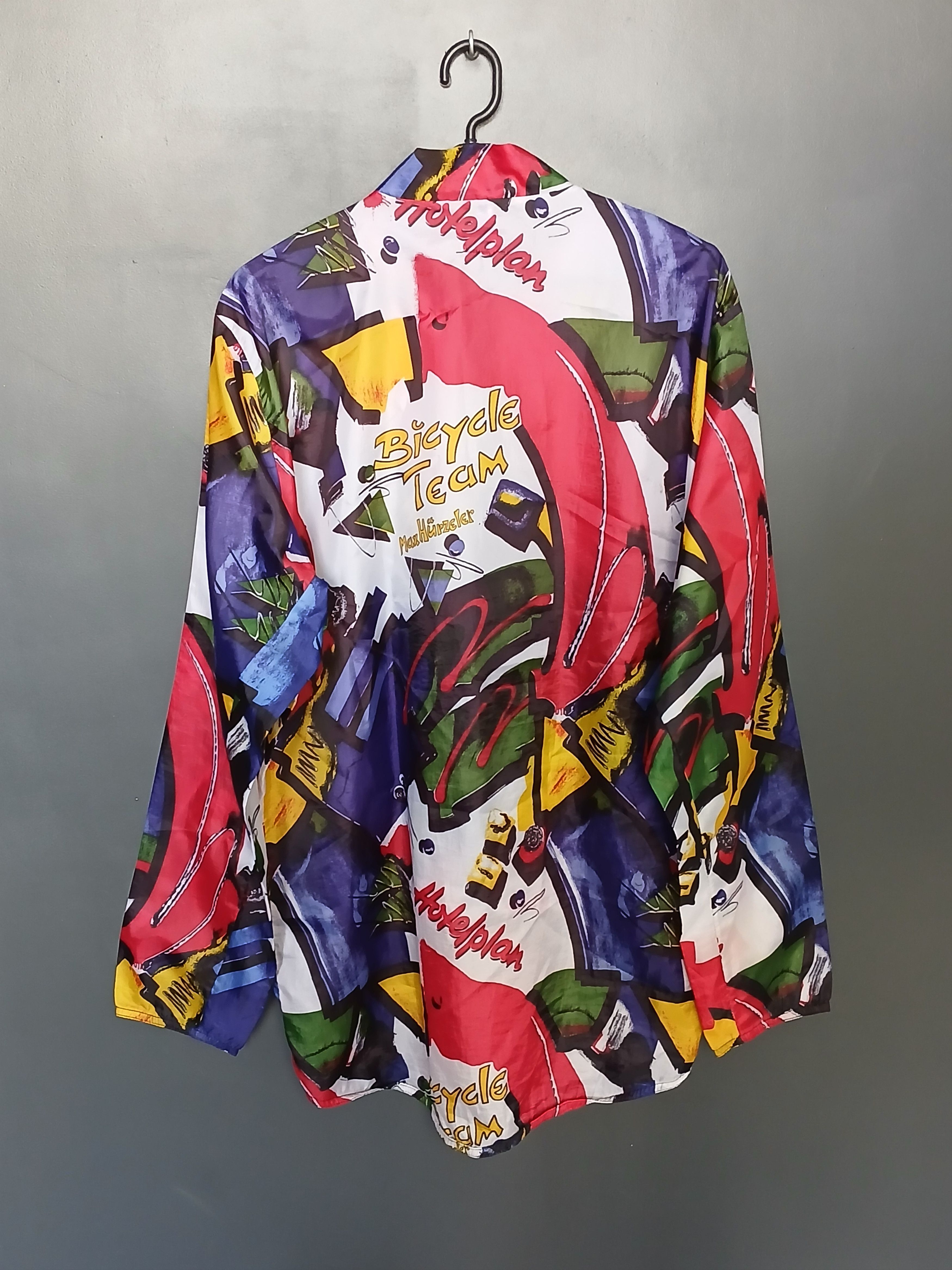 Bicycle Vintage Max Hurzeler Team Cycling Bicycle Jacket Size US XXL / EU 58 / 5 - 2 Thumbnail