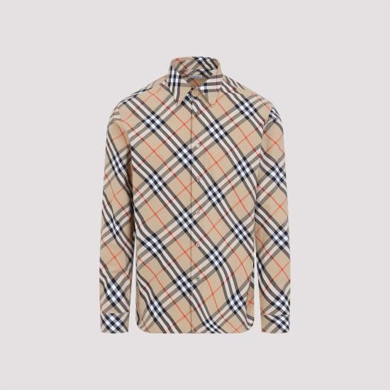 Burberry BURBERRY Men Long Tops 8106165 B9368 SAND IP CHECK