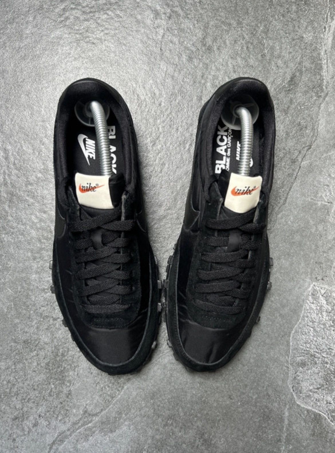 Comme des Garcons × Nike Nike Waffle Racer 17 Comme des Garcons Black sneakers Size US 10 / EU 43 - 2 Thumbnail