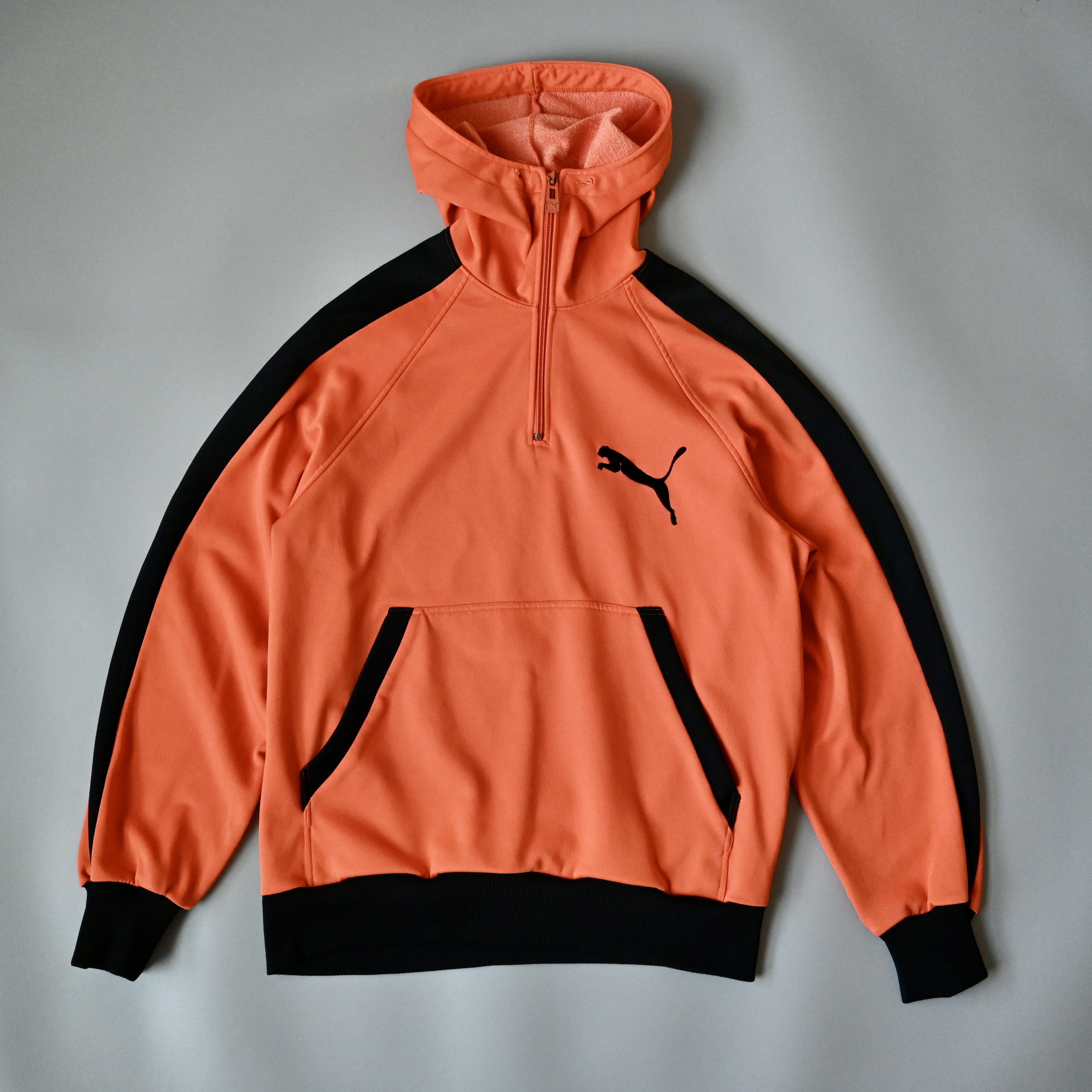 Japanese Brand VTG 1980s PUMA half-zip pullover hooded truck jacket Size US M / EU 48-50 / 2 - 2 Thumbnail