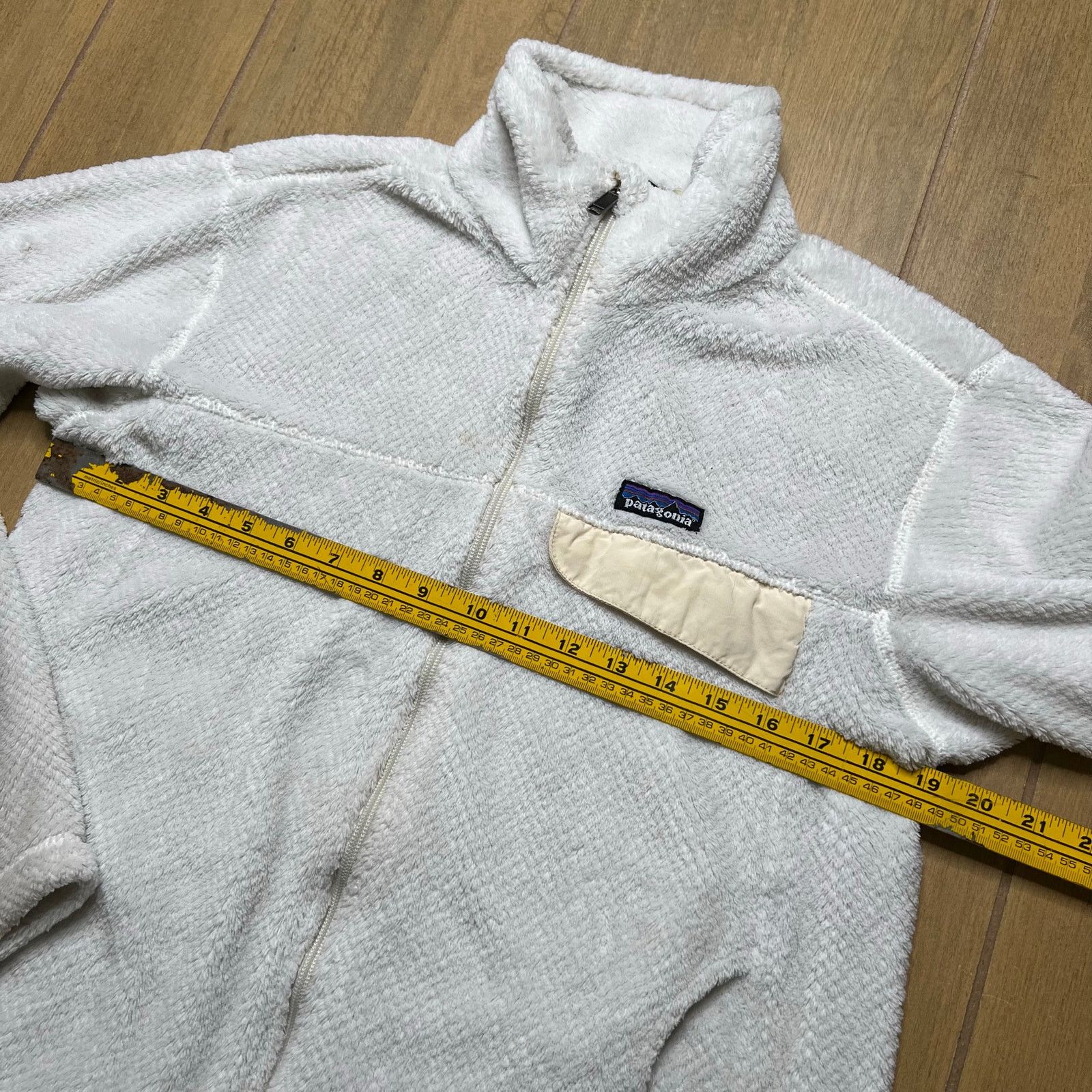 Patagonia Patagonia Fleece Jacket Full Zip White Cream Women’s Sz M/L Size M / US 6-8 / IT 42-44 - 4 Thumbnail