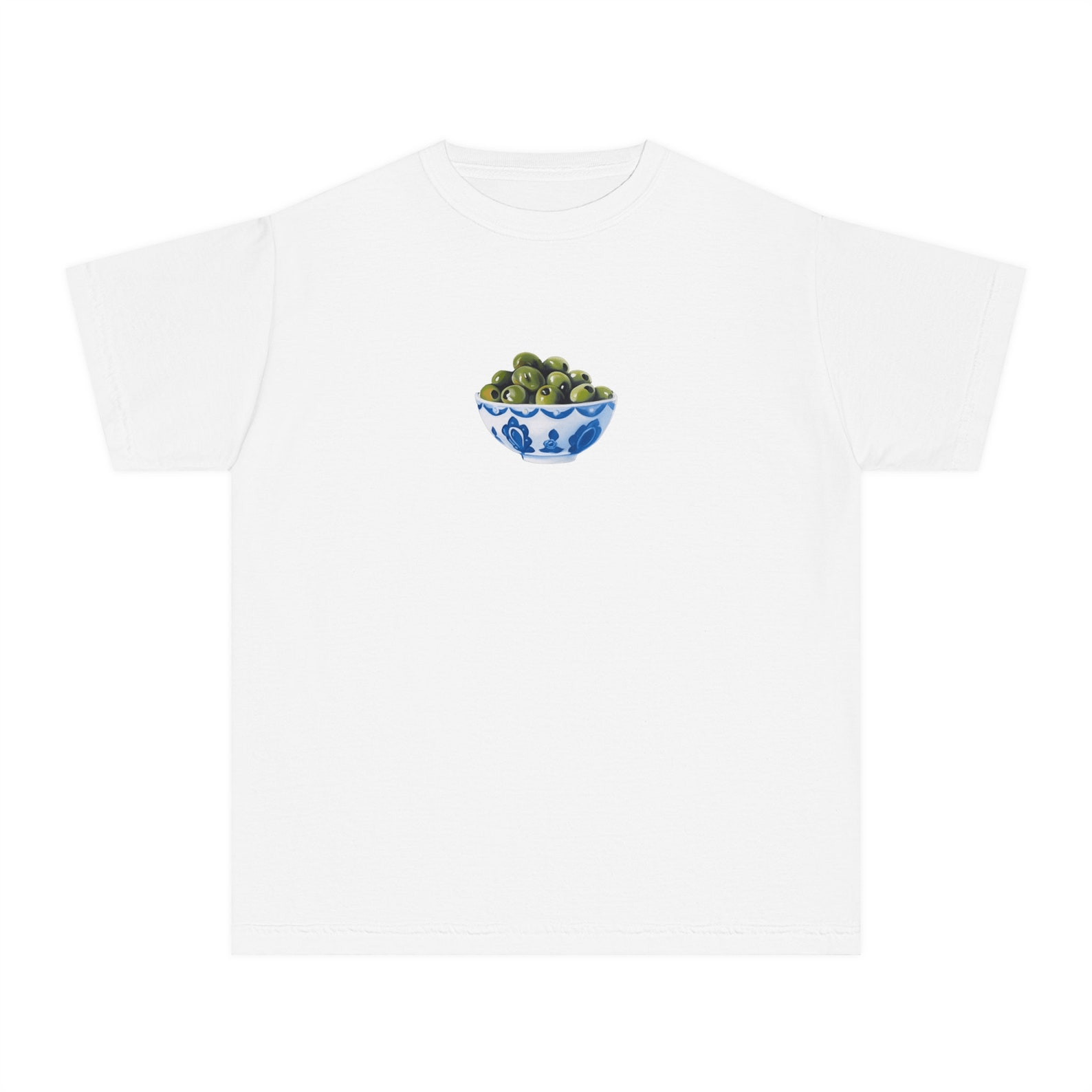 Other Olives Graphic Baby Tee – 90s Retro Y2K Top Size S / US 4 / IT 40 - 2 Thumbnail