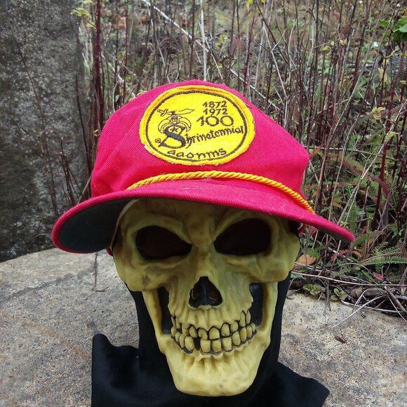 Vintage Vintage Shriners Shrinetennial 1972 Patch Rope Trucker Hat Size ONE SIZE - 1 Thumbnail