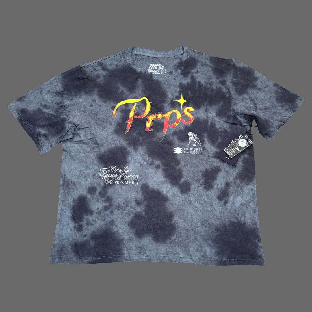 Prps PRPS Goods & Co. Tie-Dye Graphic Tee Size XXL Navy NWT Size US XXL / EU 58 / 5 - 1 Thumbnail