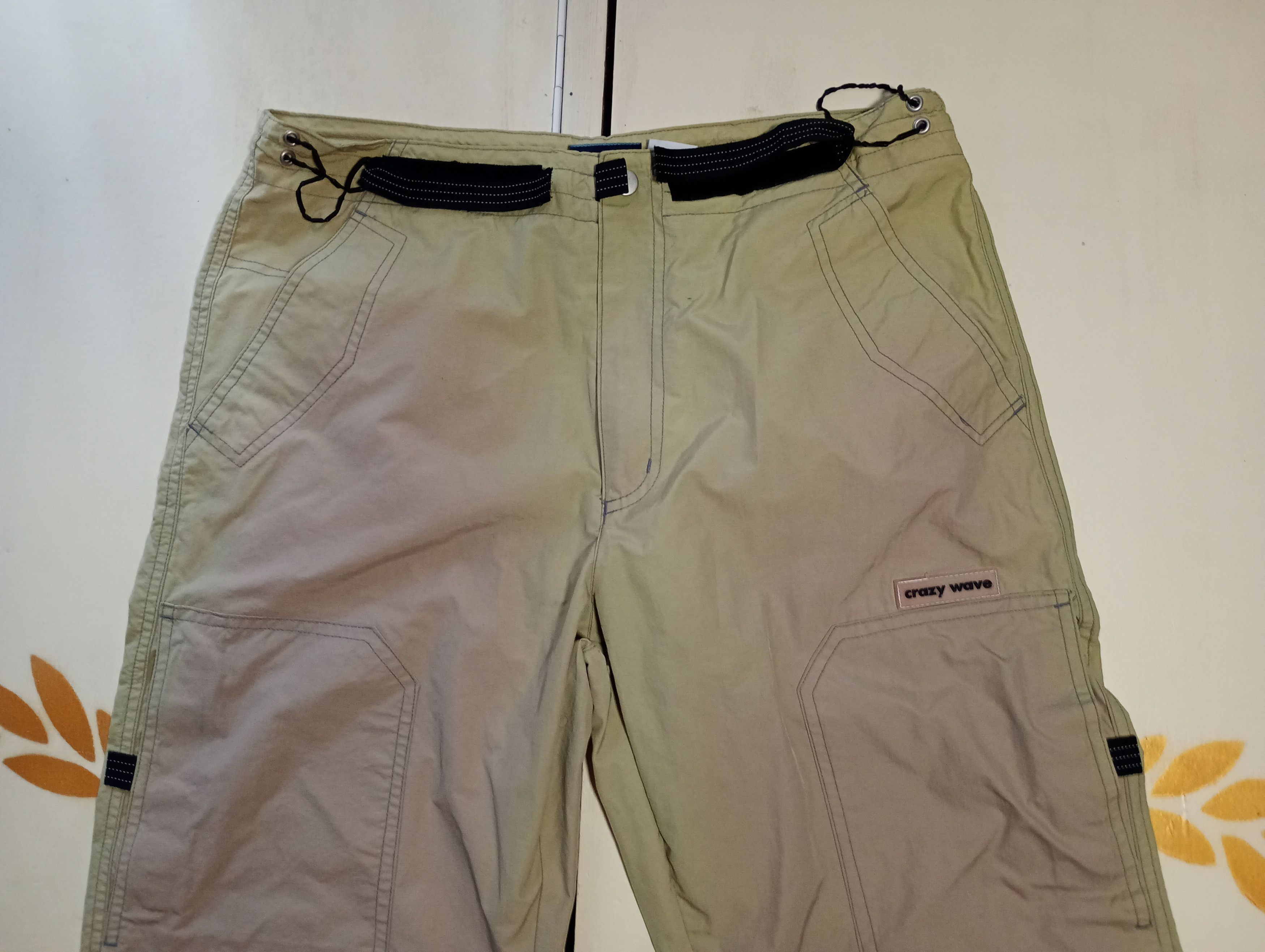 Vintage Crazy Wave Cargo Pants Y2K Size US 30 / EU 46 - 6 Thumbnail