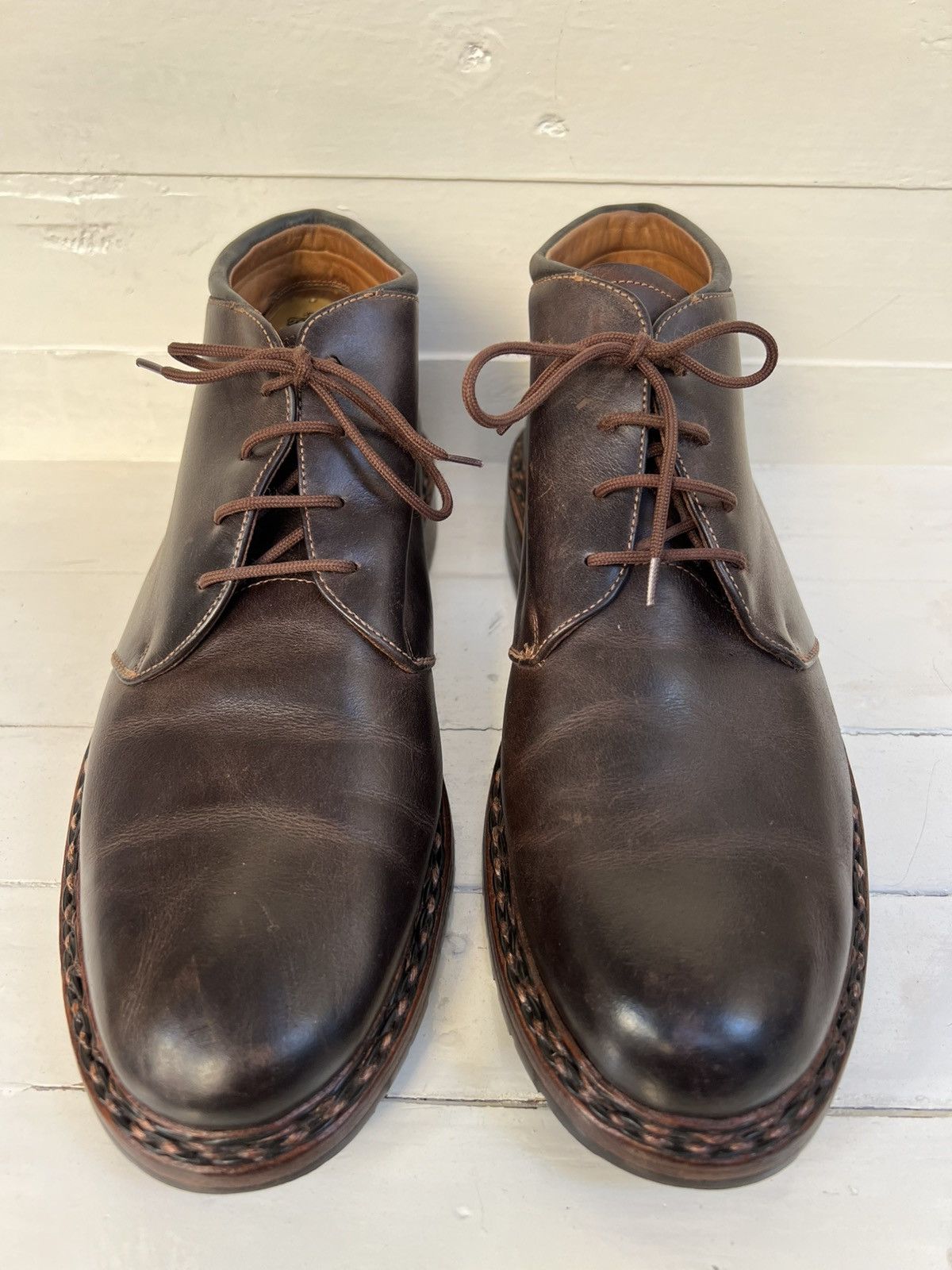 Heinrich Dinkelacker Heinrich Dinkelacker Ankle Boots Buda Plain Braided Frame Size US 9 / EU 42 - 2 Thumbnail