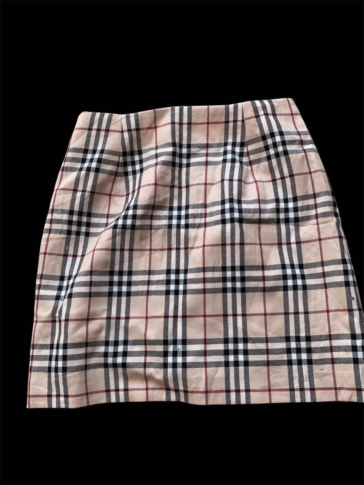 Burberry Vintage Burberry Nova Check Mini Skirt Classic Beige Plaid Size 36" / US 14 / IT 50 - 3 Thumbnail