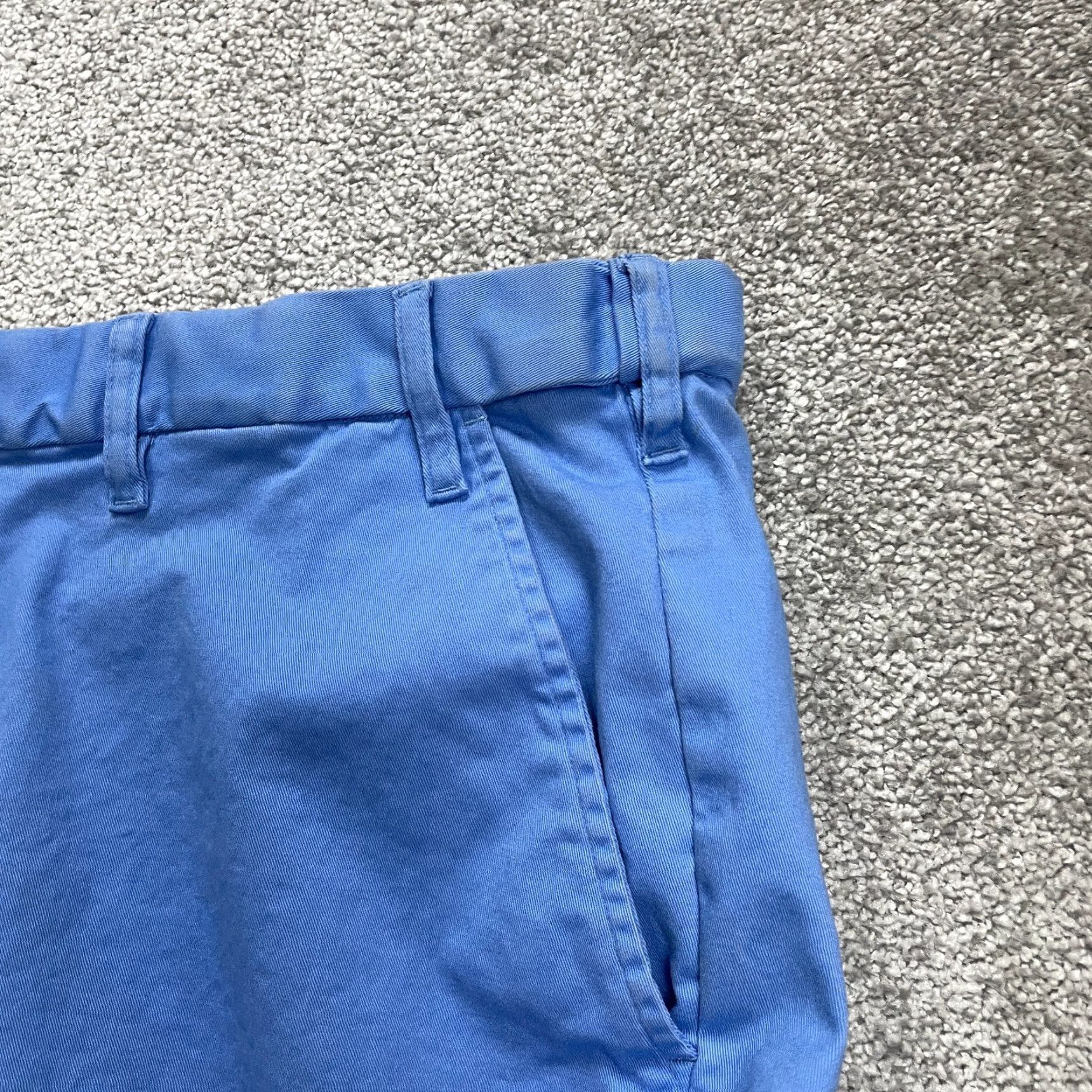 Lands' End Lands' End Chino Pants Mens 46 Blue Capri Straight 46x25 Regular Blue Size US 30 / EU 46 - 4 Thumbnail