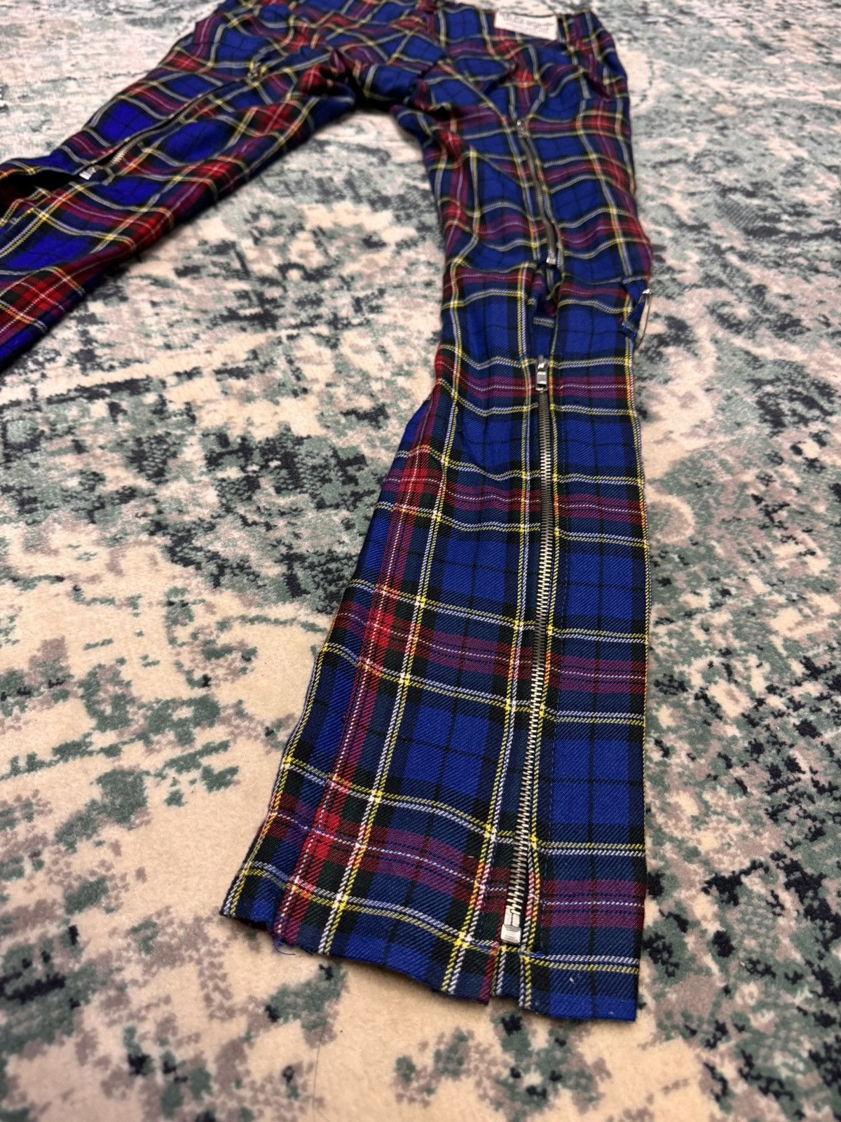 Japanese Brand SEXY DYNAMITE LONDON MULTIZIPPER BONDAGE TARTAN PANTS Size US 30 / EU 46 - 5 Thumbnail