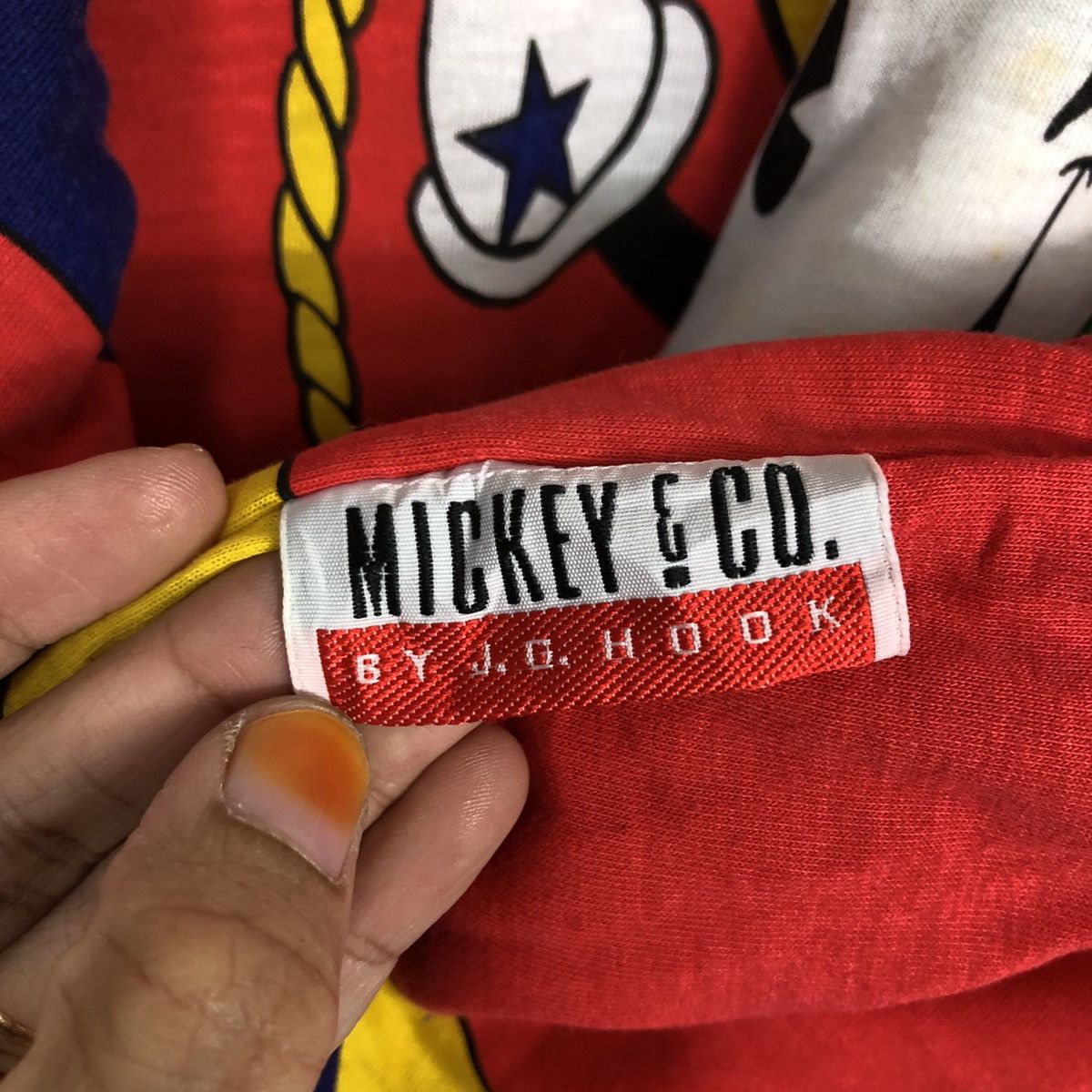 Vintage Vintage Sweatshirt Long Sleeve Mickey Mouse Cartoon BigLogo Size US M / EU 48-50 / 2 - 14 Thumbnail