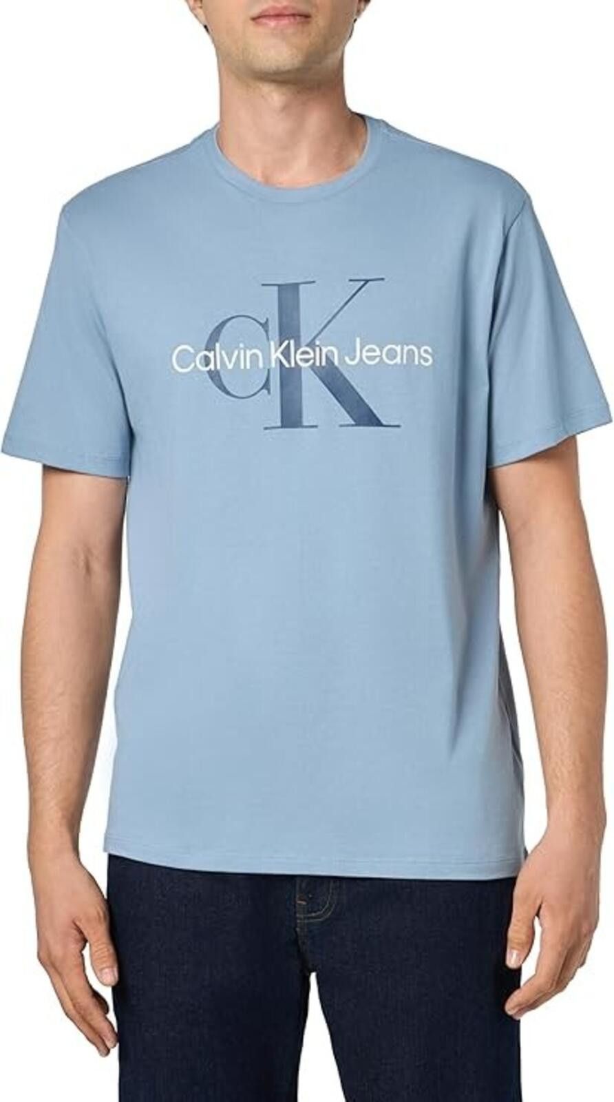 Calvin Klein Calvin Klein Men's Monogram Logo Crewneck T-Shirt Size US L / EU 52-54 / 3 - 1 Preview