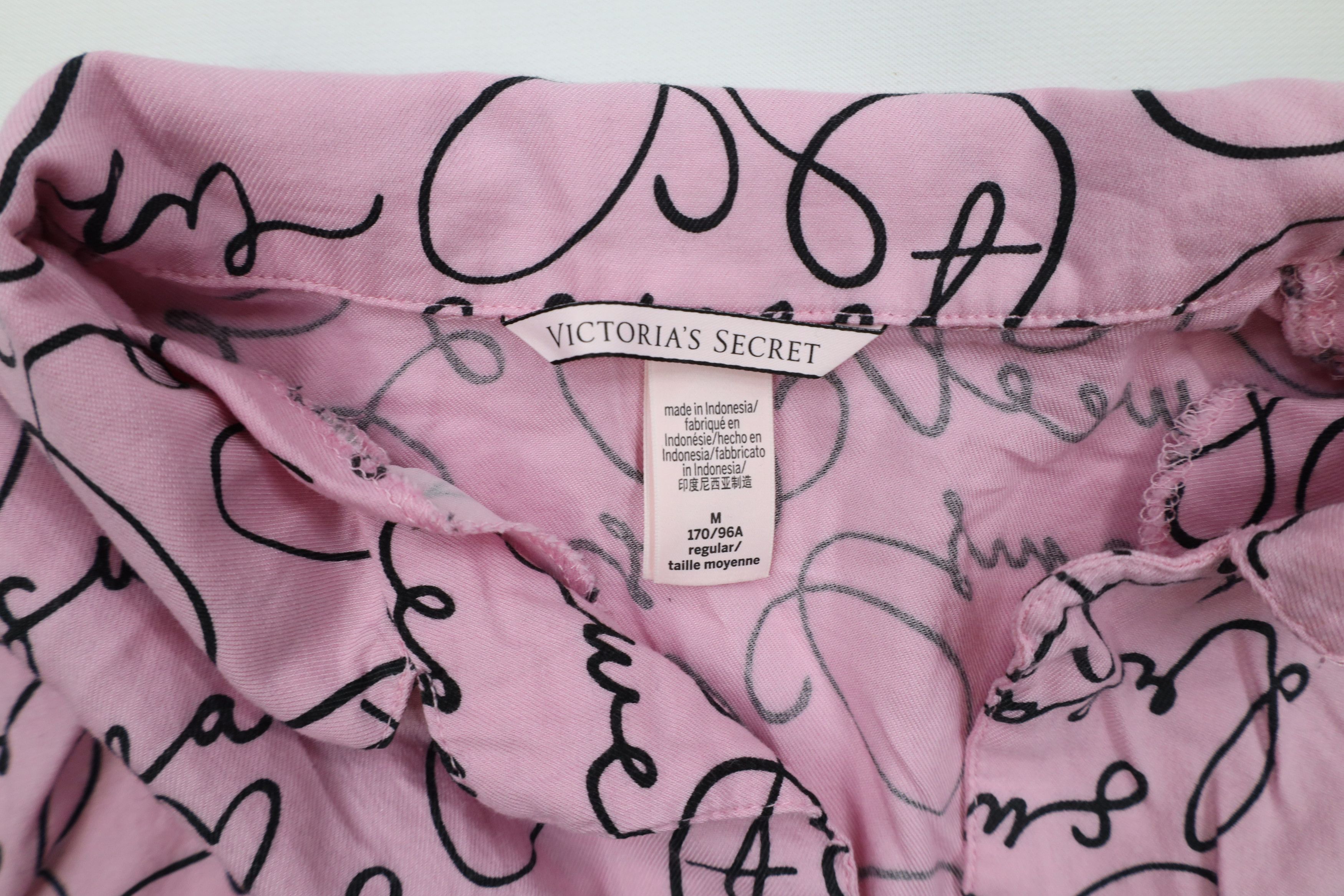 Victoria's Secret × Vintage Vintage Victorias Secret Faded 2 Piece Flannel Pajamas Set Size 28" / US 6 / IT 42 - 6 Thumbnail