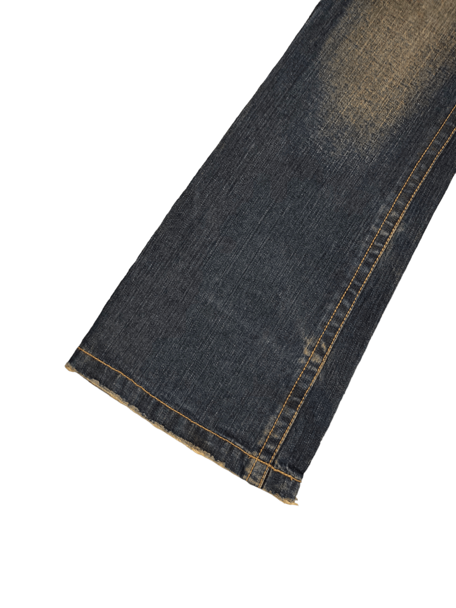If Six Was Nine Flare Jeans Allout Clawmark Faded Denim Bootcut Y2k Size US 30 / EU 46 - 10 Thumbnail