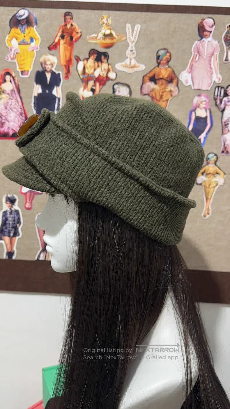Vivienne Westwood Vivienne Westwood Military Green Hat Size ONE SIZE - 3 Thumbnail