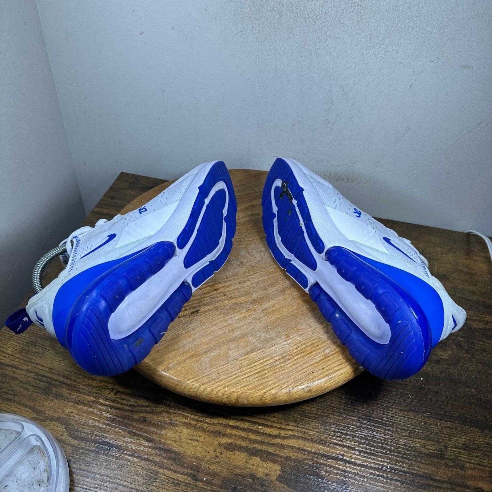 Nike Nike Air Max 270 Men's White Blue Shoes DH0268-100 US 9 Size US 9 / EU 42 - 7 Thumbnail