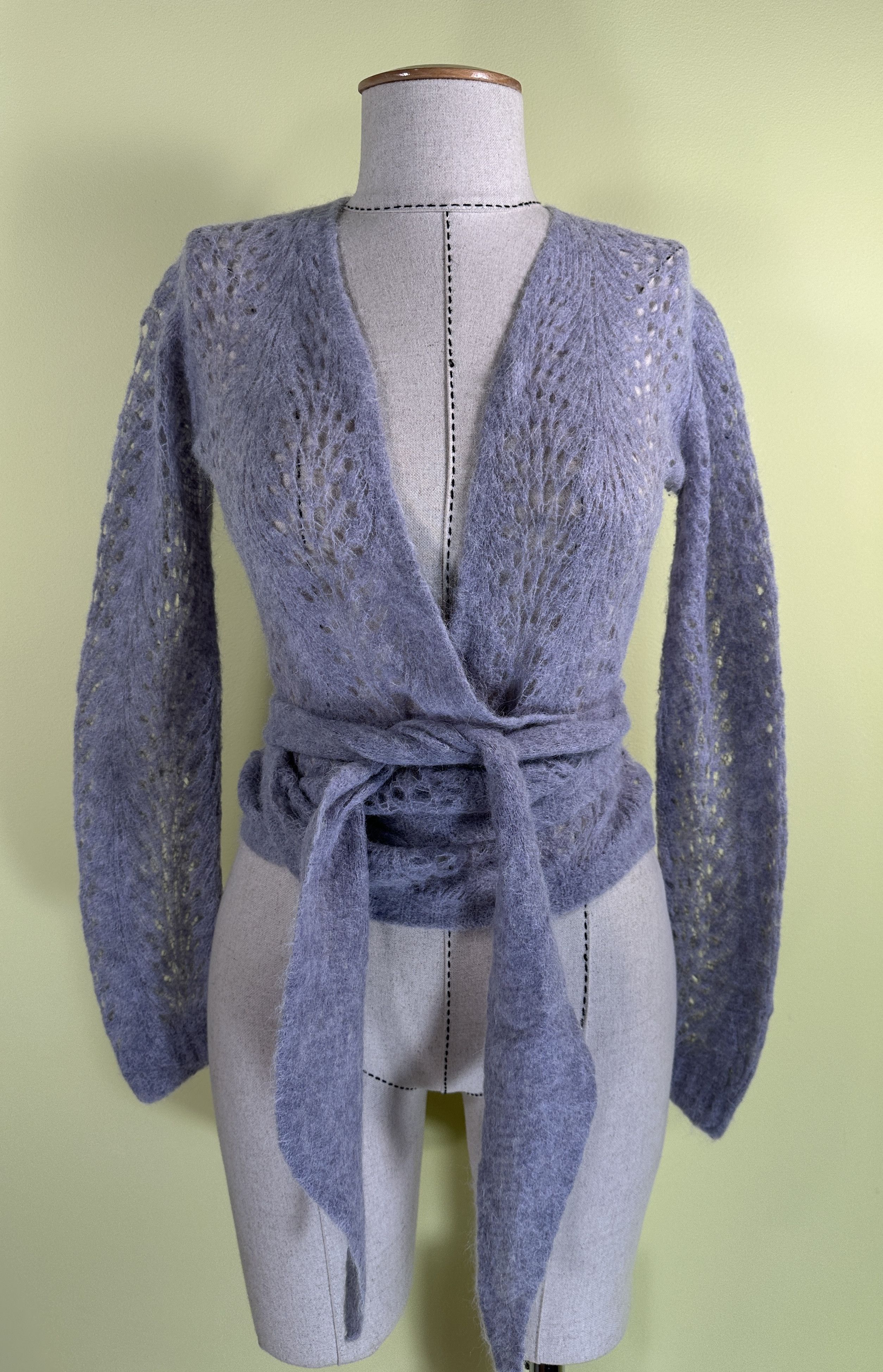 Designer Chiara Bertani Mohair cardigan Size S / US 4 / IT 40 - 1 Thumbnail