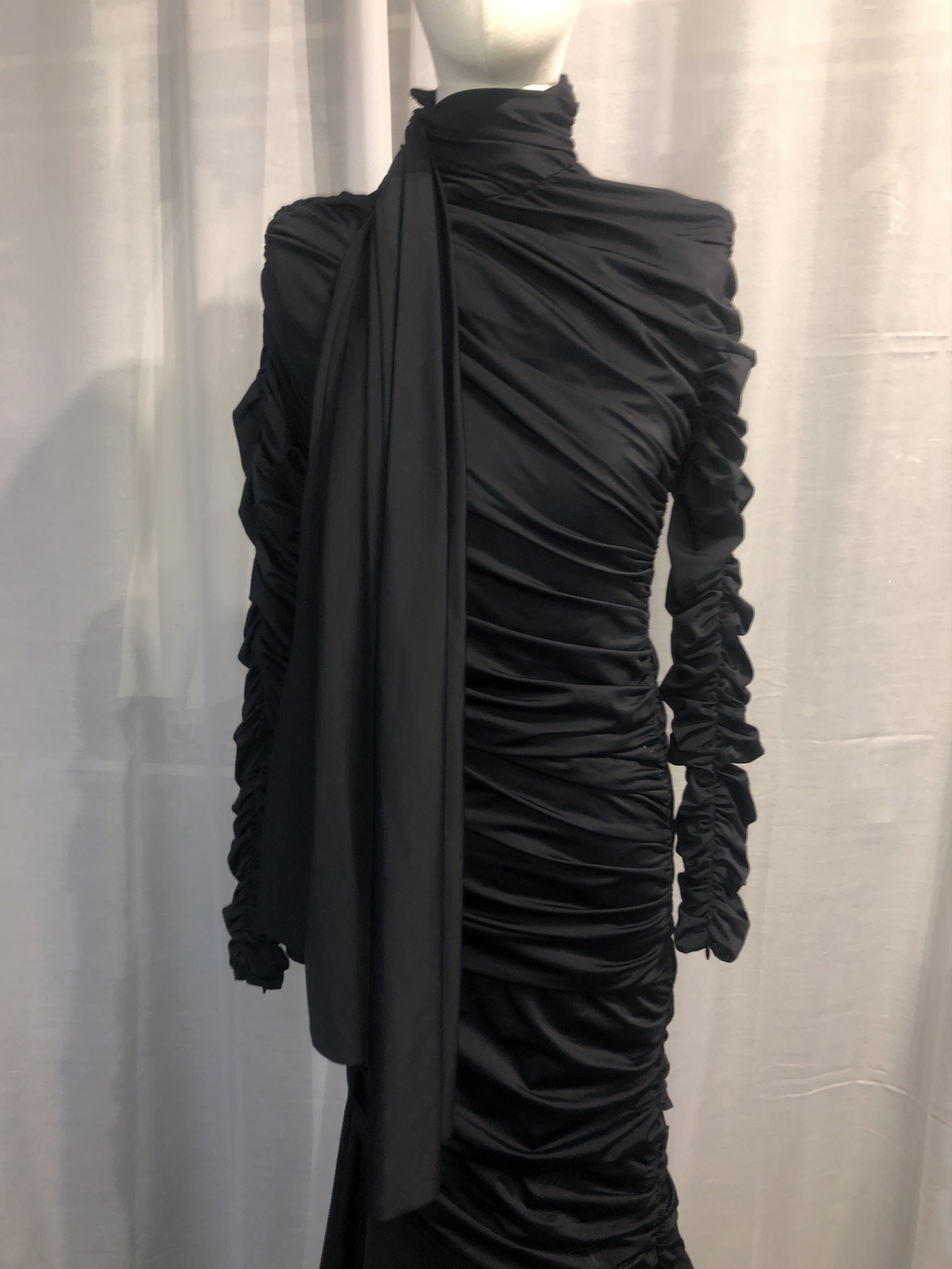 Balenciaga Twisted Knot Maxi Dress Size S / US 4 / IT 40 - 17 Thumbnail