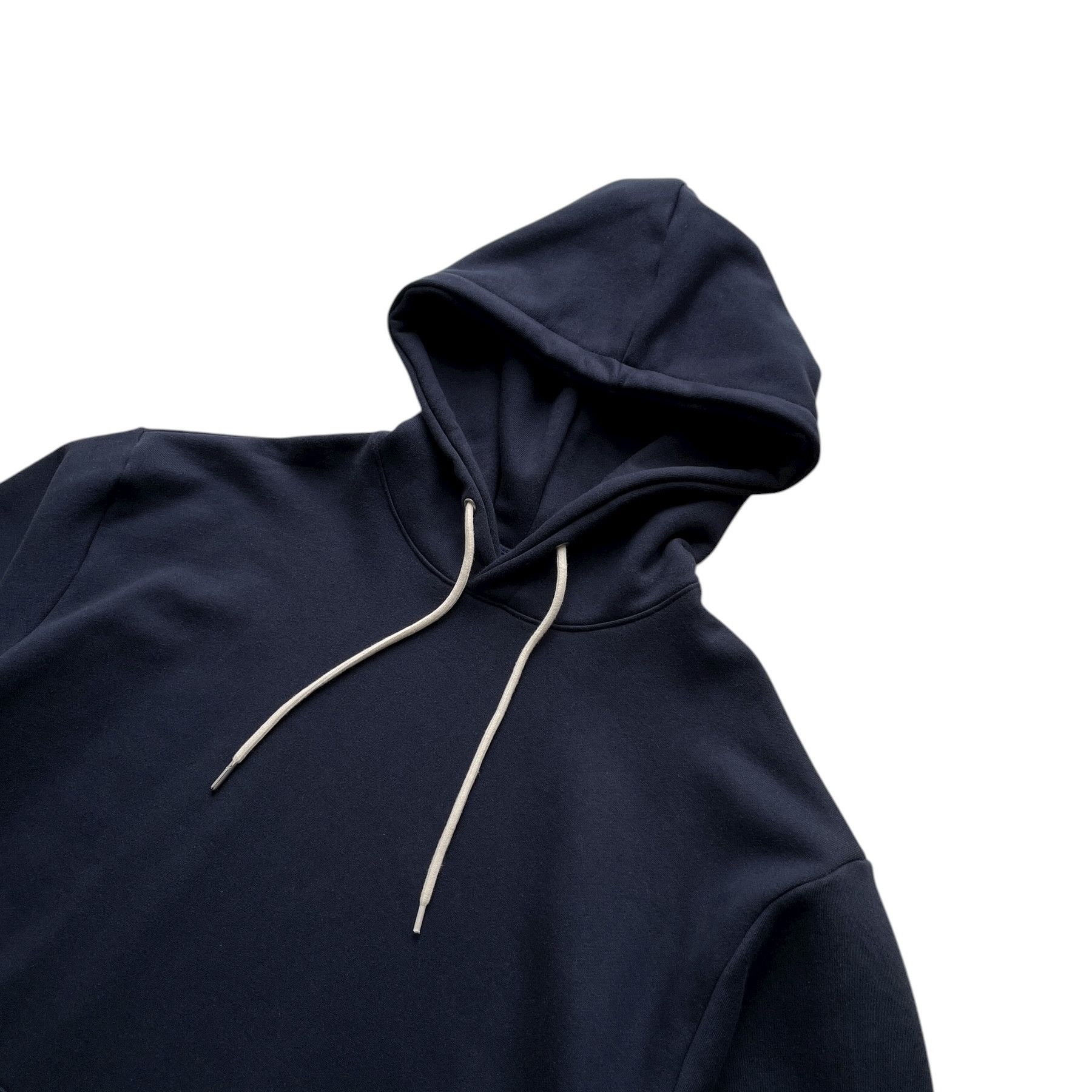 Japanese Brand Oversized blank hoodie cropped with dropped shoulders Size US XL / EU 56 / 4 - 2 Thumbnail