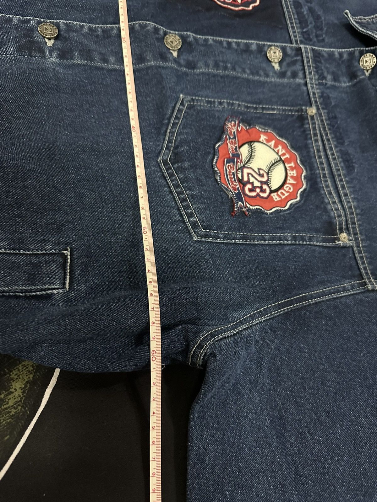 Karl Kani × Vintage Vintage Rare Karl Kani Embroidered Denim Jacket 90’s 2pac Size US XL / EU 56 / 4 - 9 Thumbnail