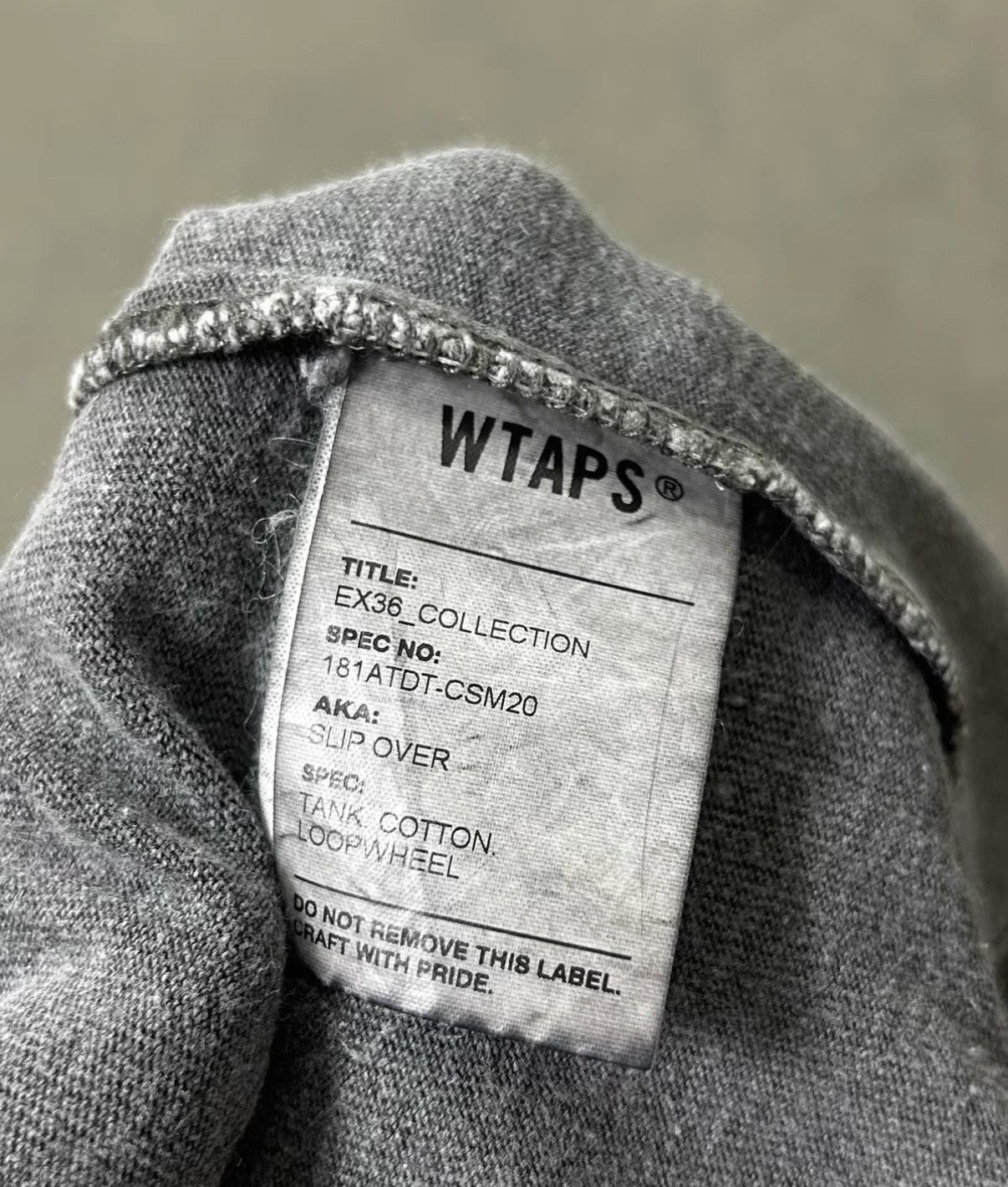 Wtaps WTAPS Washed Logo Embroidered Pocket Vest J16 Size US M / EU 48-50 / 2 - 4 Thumbnail