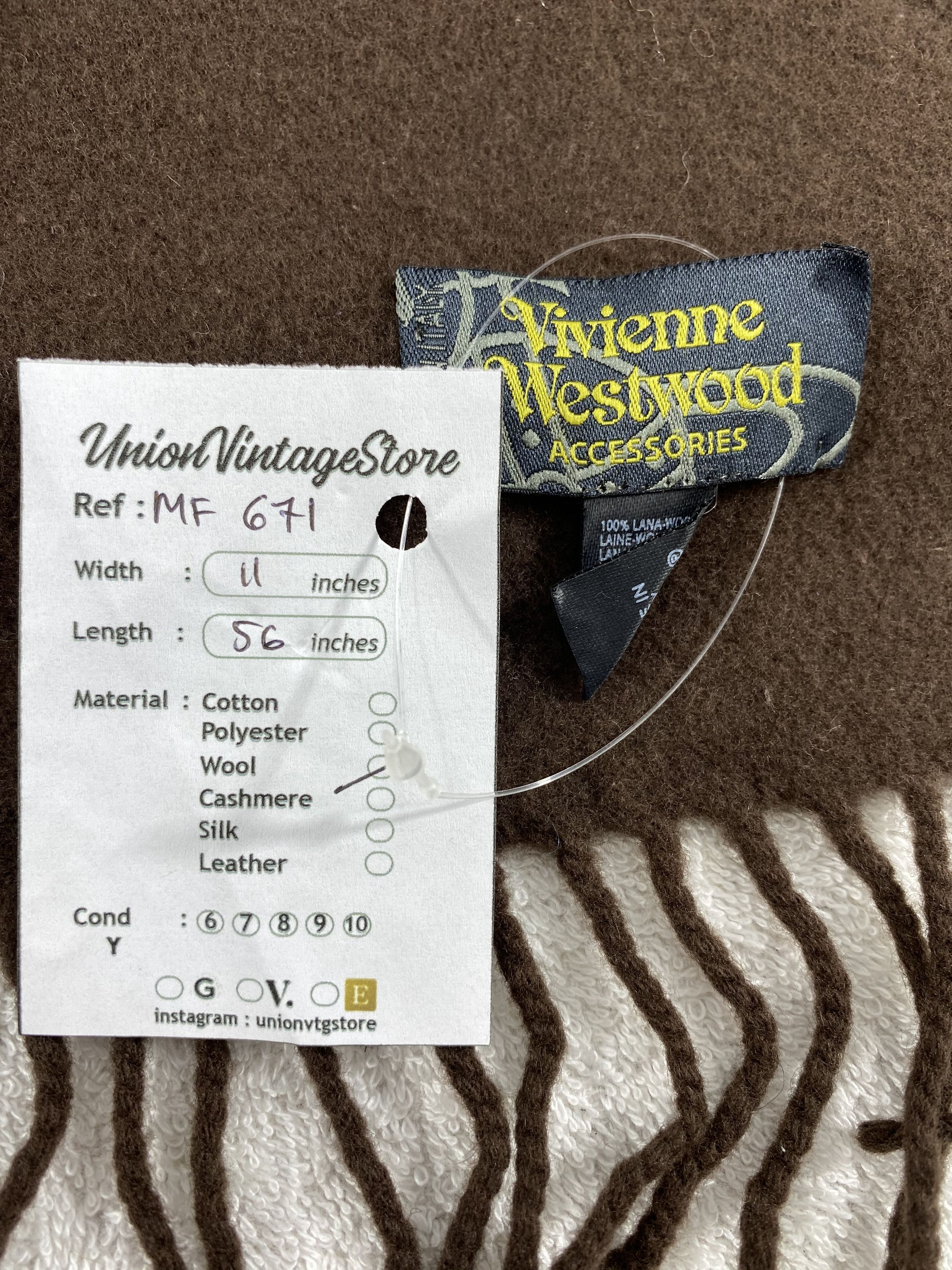 Vivienne Westwood Vintage Vivienne Westwood Scarf/Muffler/Neckwear MF671 Size ONE SIZE - 5 Thumbnail