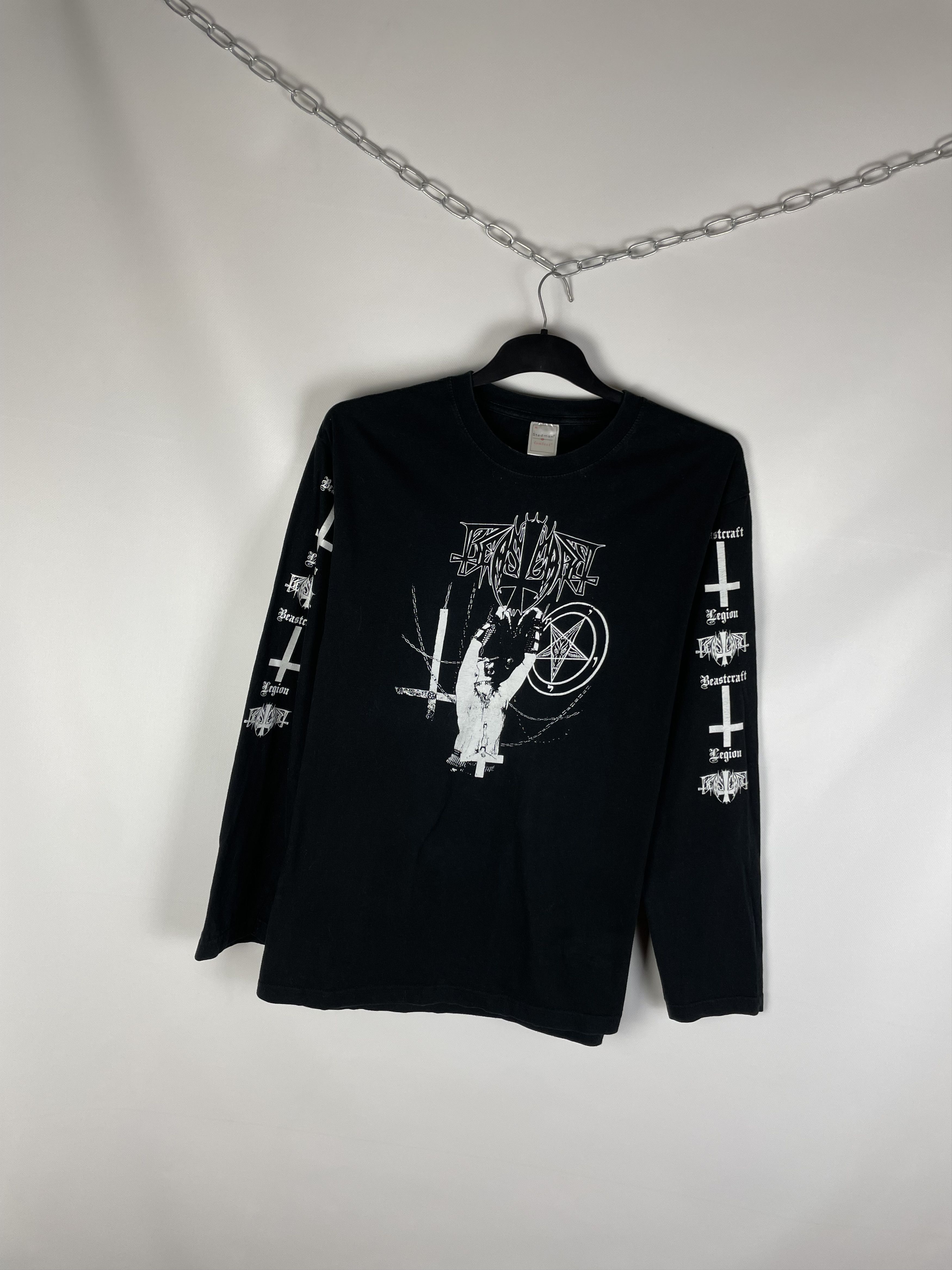 Band Tees Vintage Beastcraft Black Metal Y2k Long Sleeve Size US XL / EU 56 / 4 - 2 Thumbnail