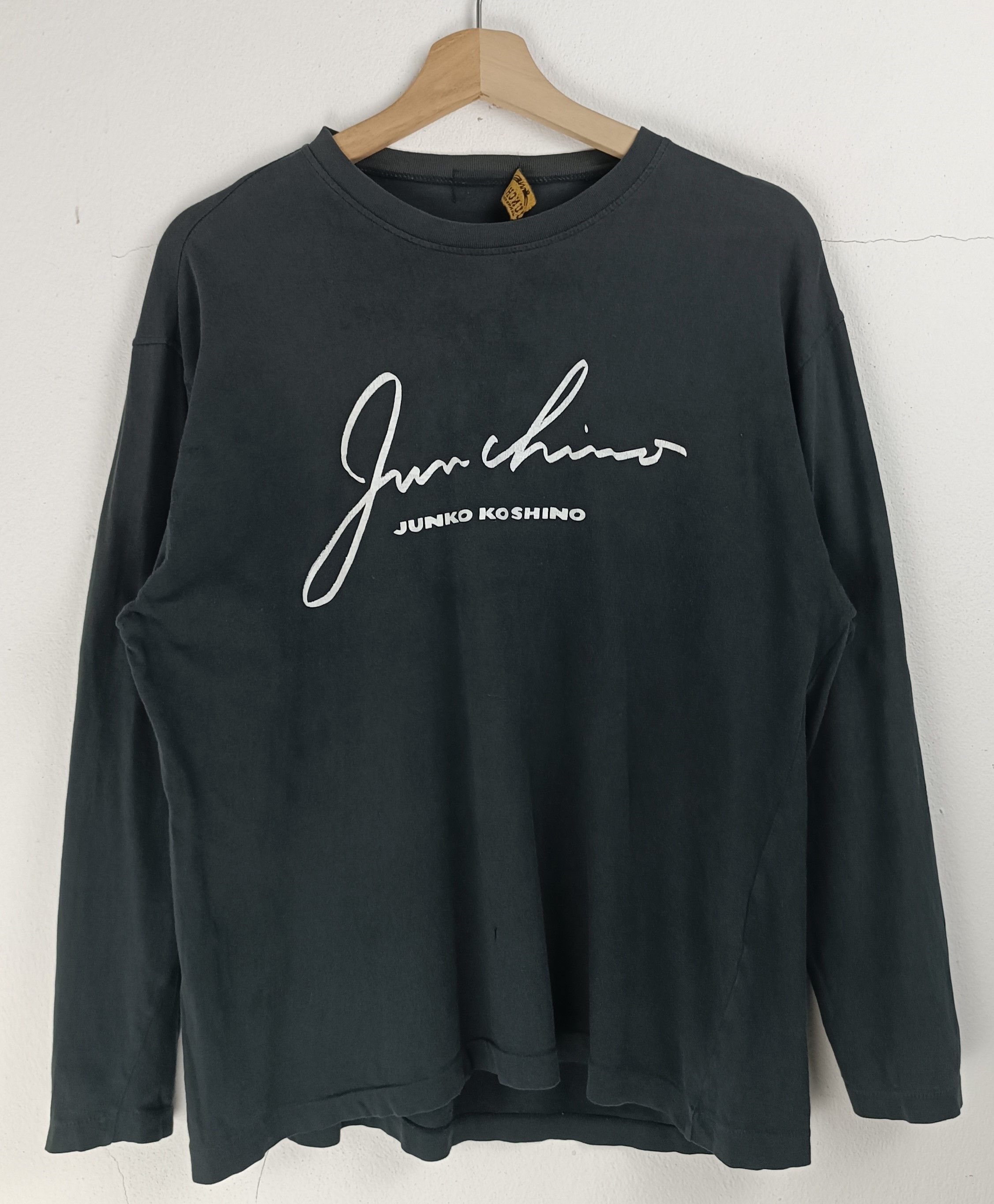Mr. Junko VINTAGE 90'S FADED JUNKO KOSHINO JUNCHINO L/S TEE VERY RARE Size US M / EU 48-50 / 2 - 3 Thumbnail