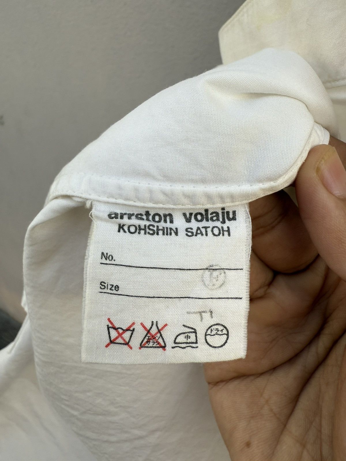 Designer × Japanese Brand 💥Vintage 80s-90s Arrston Volaju KOHSHIN SATOH Designer Shirt Size US XL / EU 56 / 4 - 11 Thumbnail