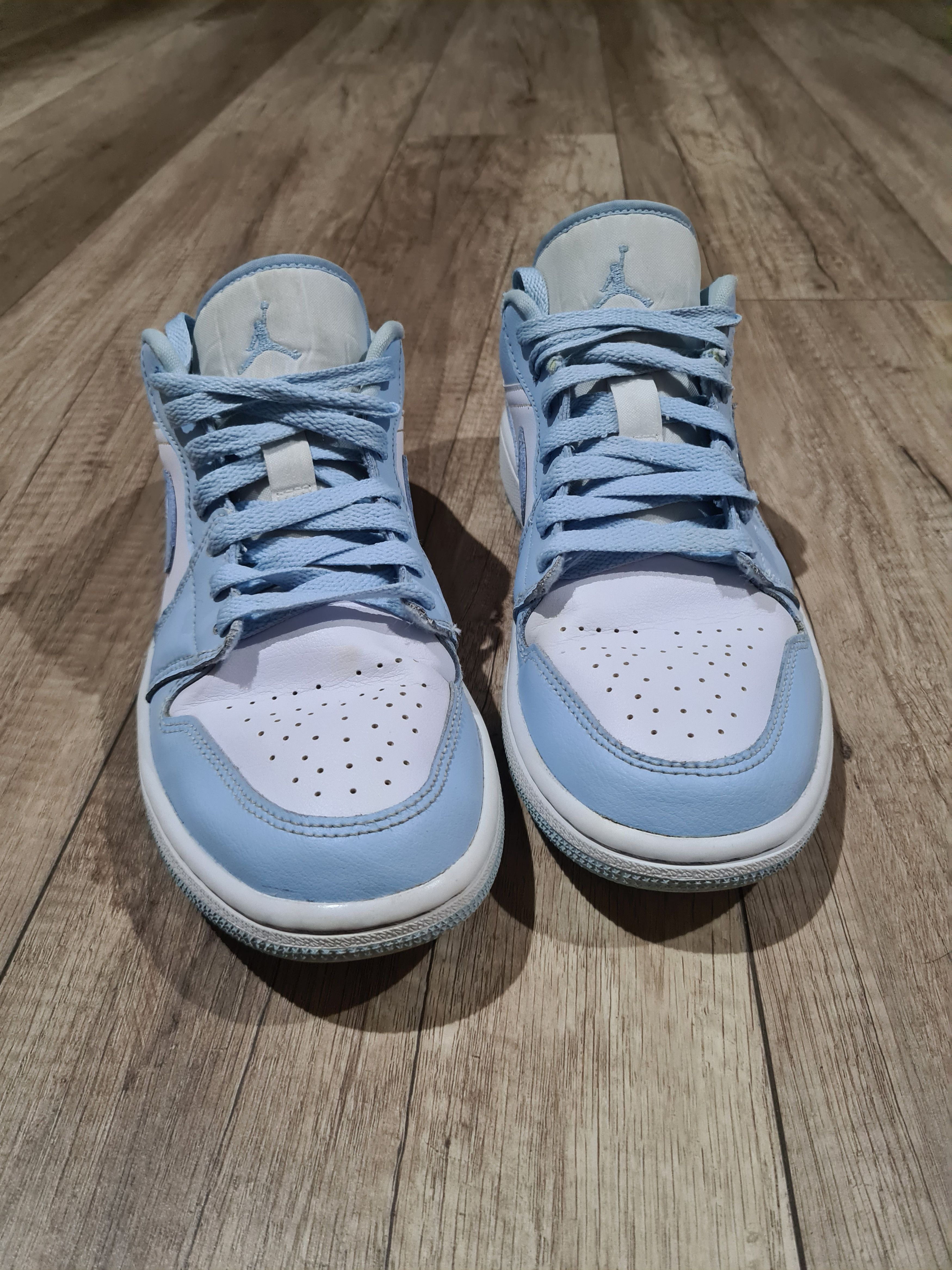 Jordan Brand × Nike Nike air Jordan 1 Low Aluminum Ice Blue Size US 8.5 / IT 38.5 - 8 Thumbnail