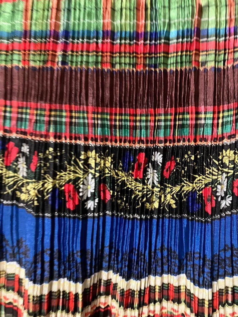 Comme des Garcons Comme Des Garcons Blue patterned dress Size M / US 6-8 / IT 42-44 - 4 Thumbnail