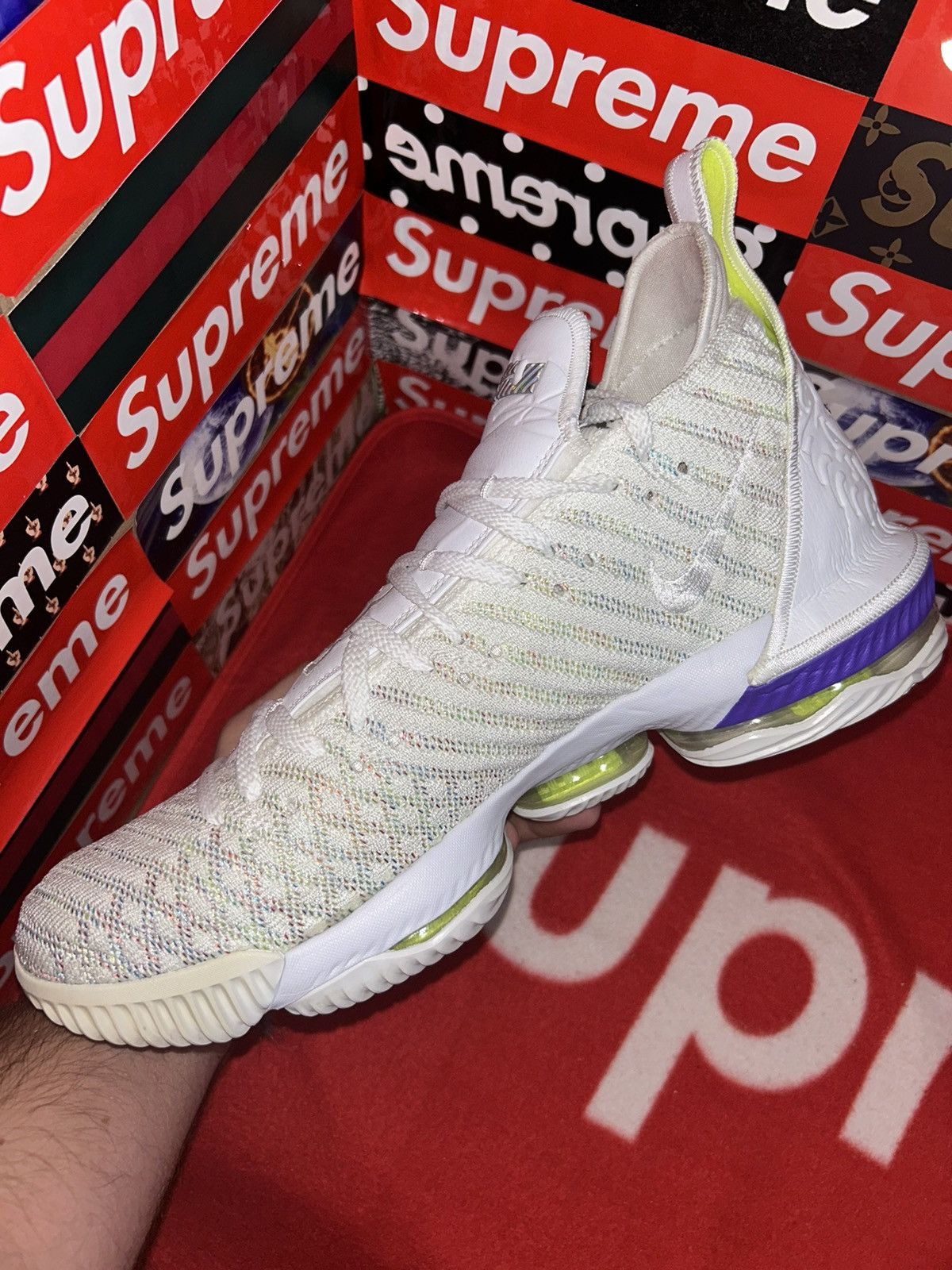 Nike Nike LeBron 16 Buzz Lightyear AO2588-102 size 12 Size US 12 / EU 45 - 9 Thumbnail