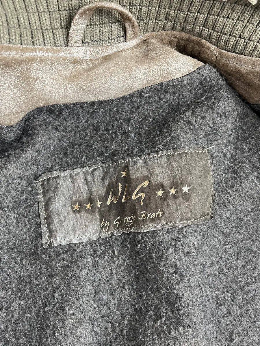 Giorgio Brato 2000s Giorgio Brato Beige Suede Washed Bomber Jacket Size S / US 4 / IT 40 - 11 Thumbnail