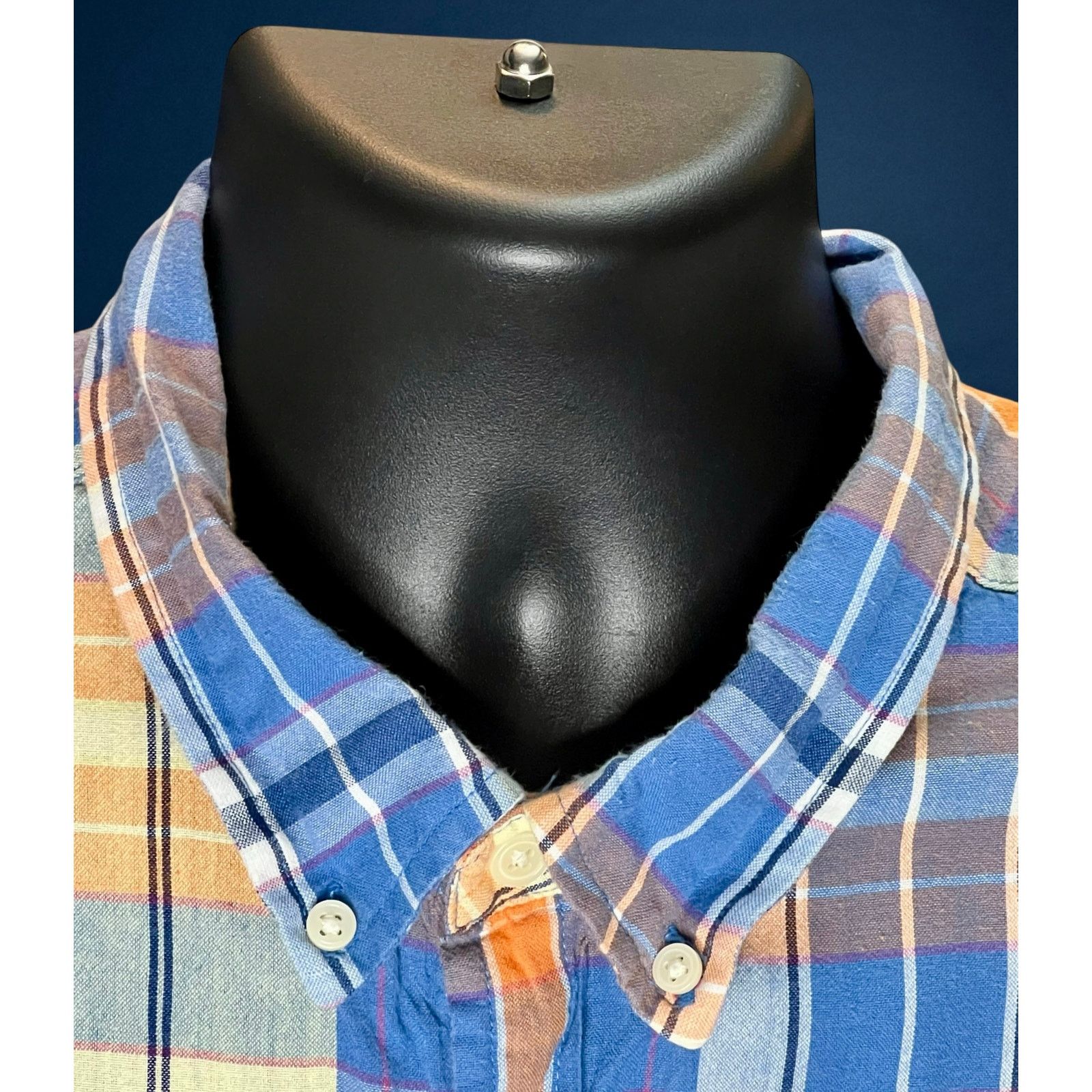St. Johns Bay St. John’s Bay Men LG Plaid Shirt Classic Fit Short Sleeve Size US L / EU 52-54 / 3 - 4 Thumbnail
