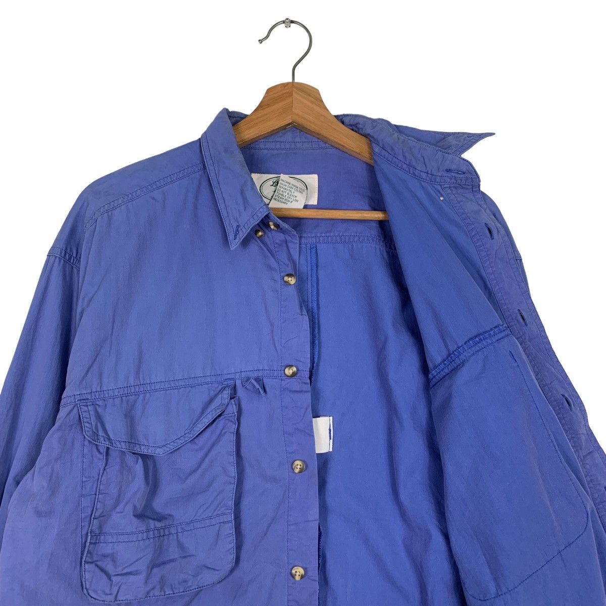 L.L. Bean L.L BEAN Blue Flannel / Button Up Shirt #0155-C8 Size US M / EU 48-50 / 2 - 11 Thumbnail