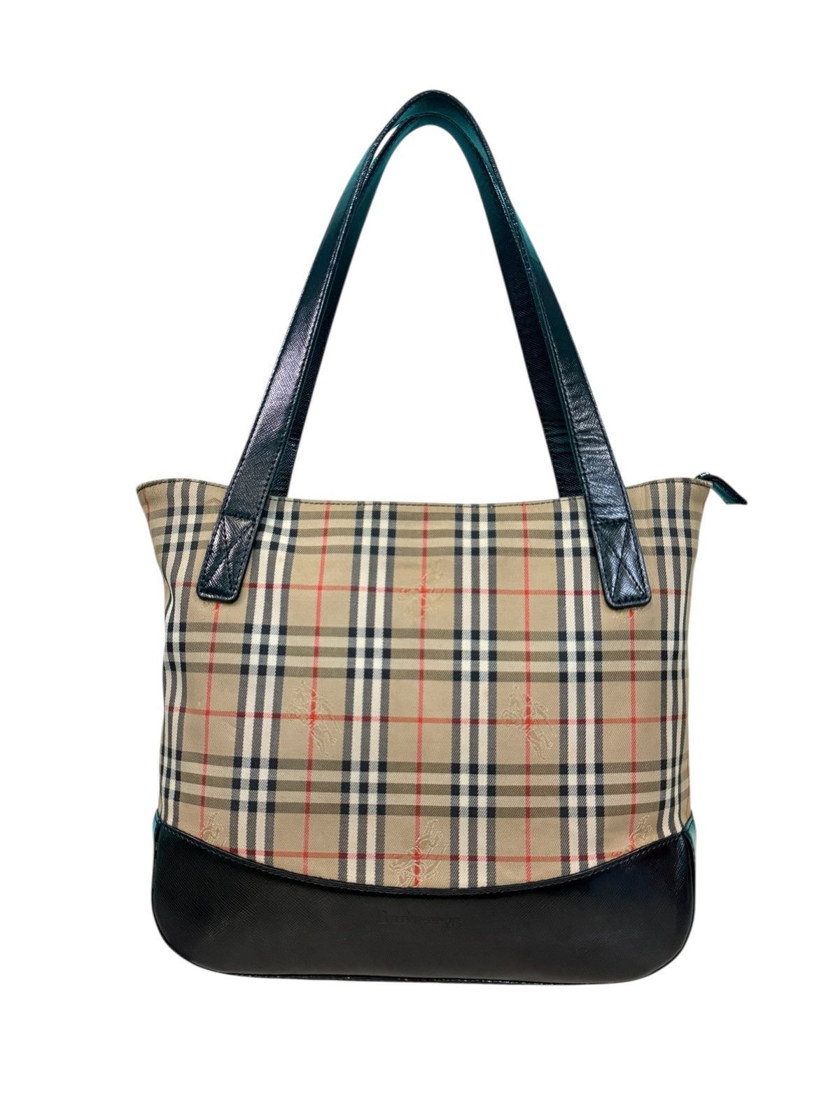 Burberry RARE VINTAE BURBERRYS NOVA CHECK TOTE BAG Size ONE SIZE - 2 Thumbnail
