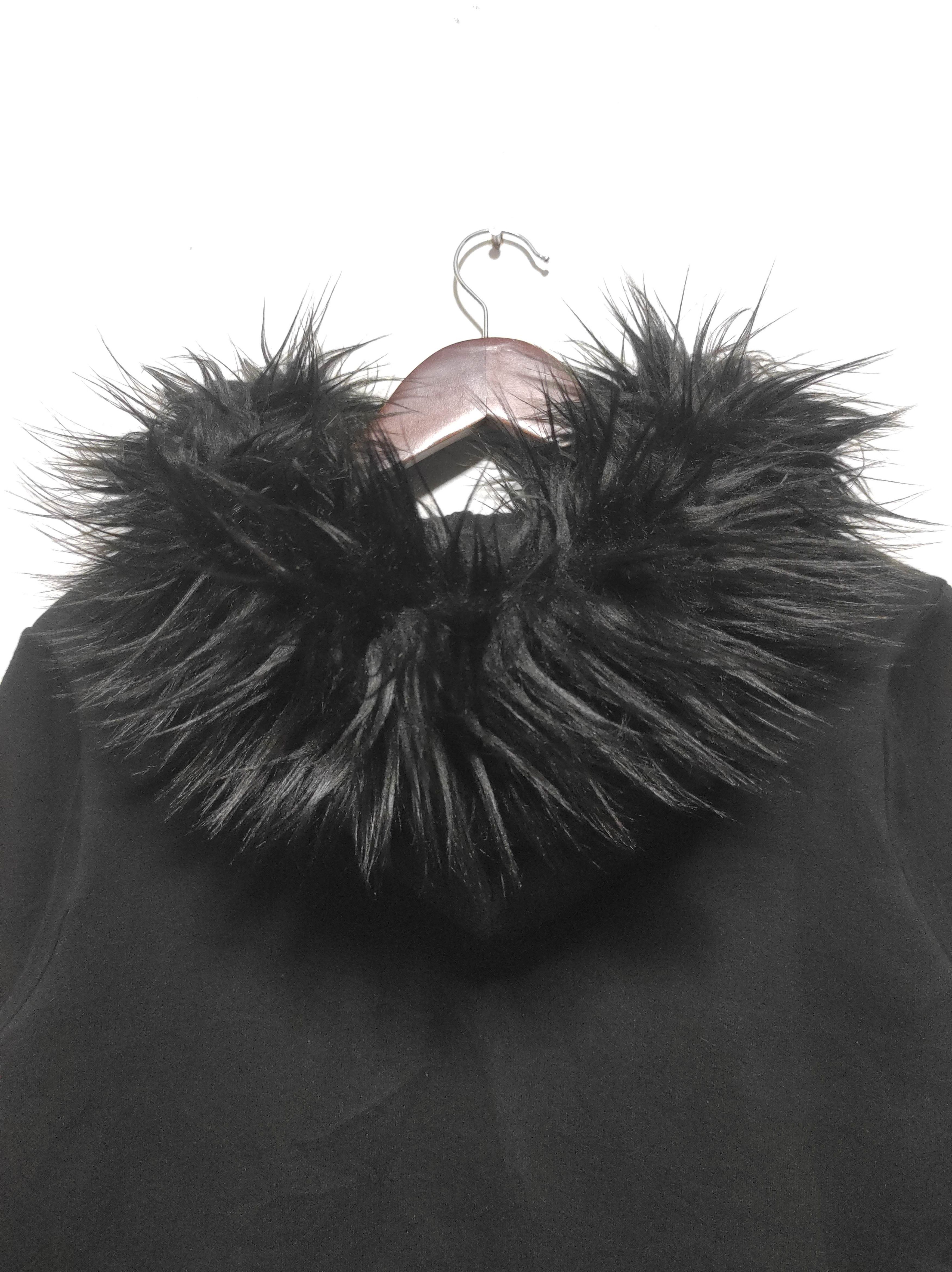 If Six Was Nine Mr.Bob Black Zipper Fur Hoodie if6was9 LGB style Size US S / EU 44-46 / 1 - 12 Thumbnail