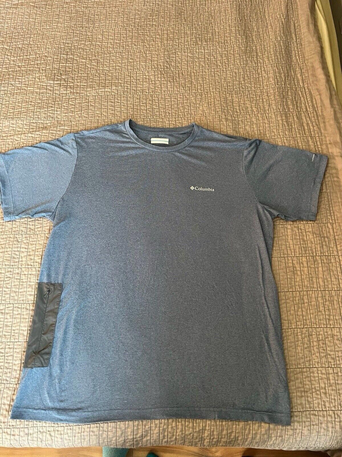Columbia Columbia Men's Size L Hike Crew Omni Wick Tee Shirt Hiking Size US L / EU 52-54 / 3 - 1 Thumbnail