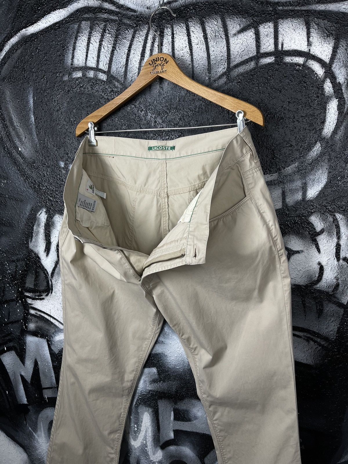 Lacoste Lacoste Vintage Beige Cotton Pants Size 36 Size US 36 / EU 52 - 7 Thumbnail