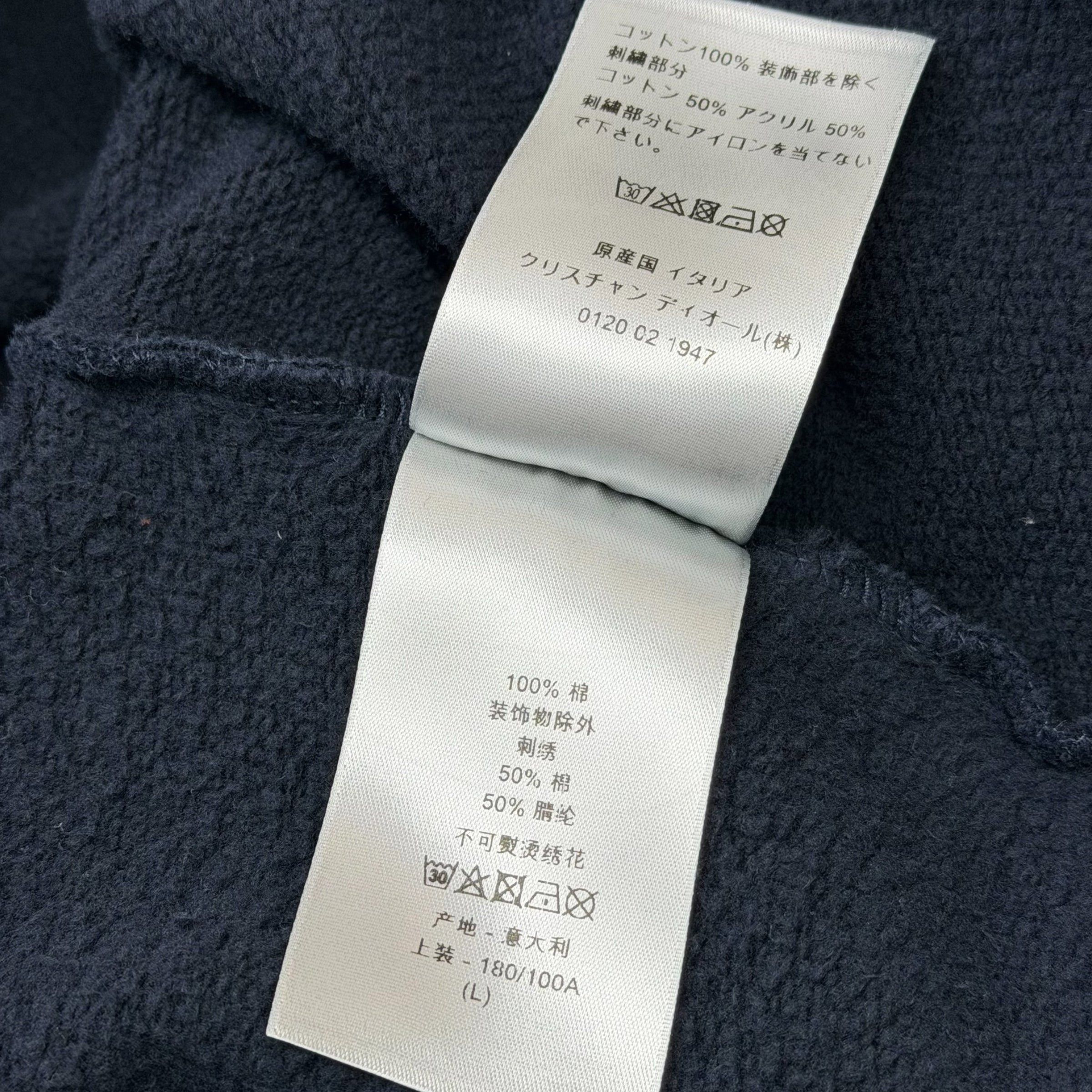 Dior Dior x Kaws Pink Bee Logo Sweatshirt Navy L Size US L / EU 52-54 / 3 - 6 Thumbnail