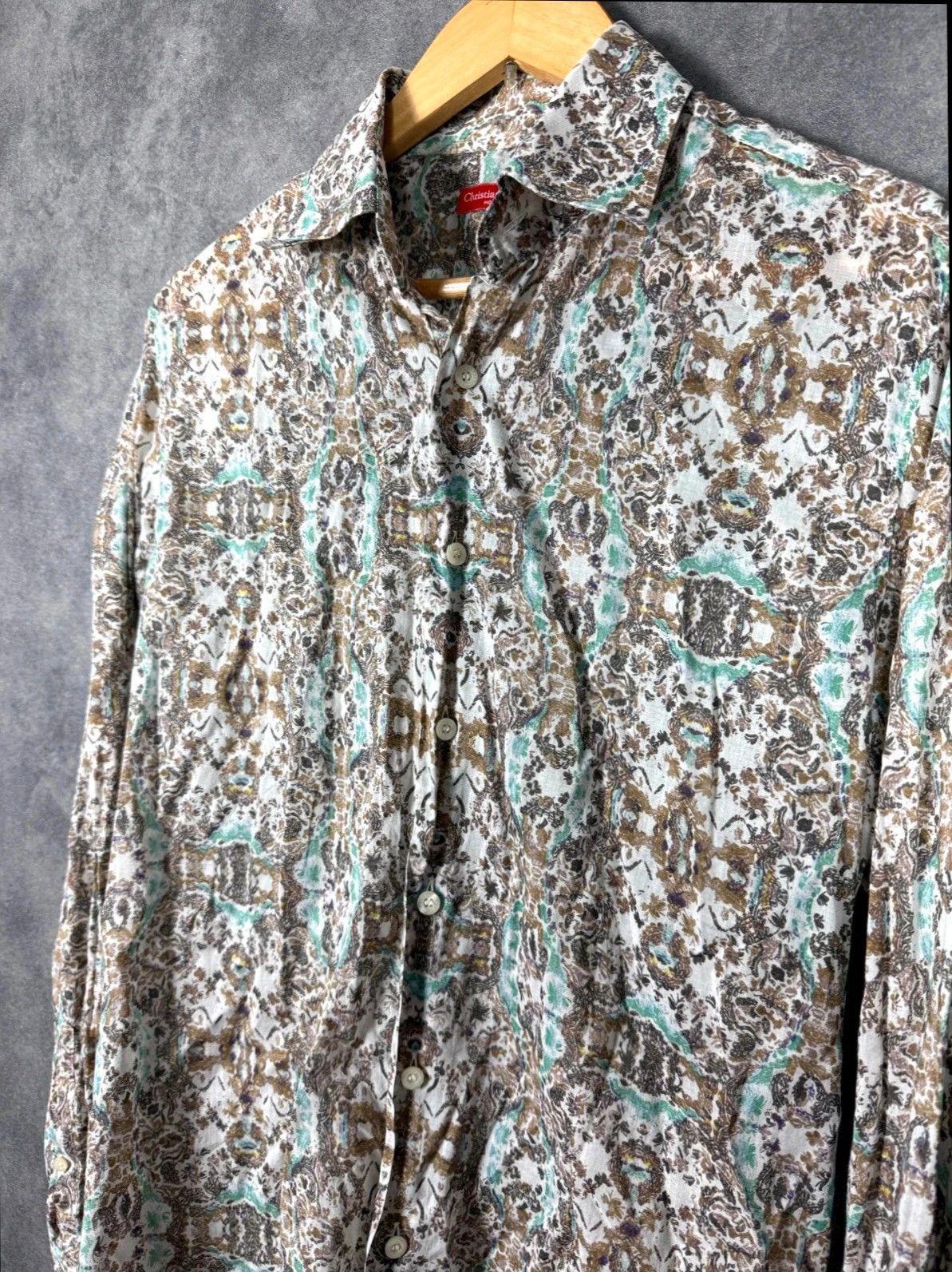 Christian Lacroix Christian Lacroix Homme Shirt Floral Pattern Long Sleeve Size US XS / EU 42 / 0 - 2 Thumbnail