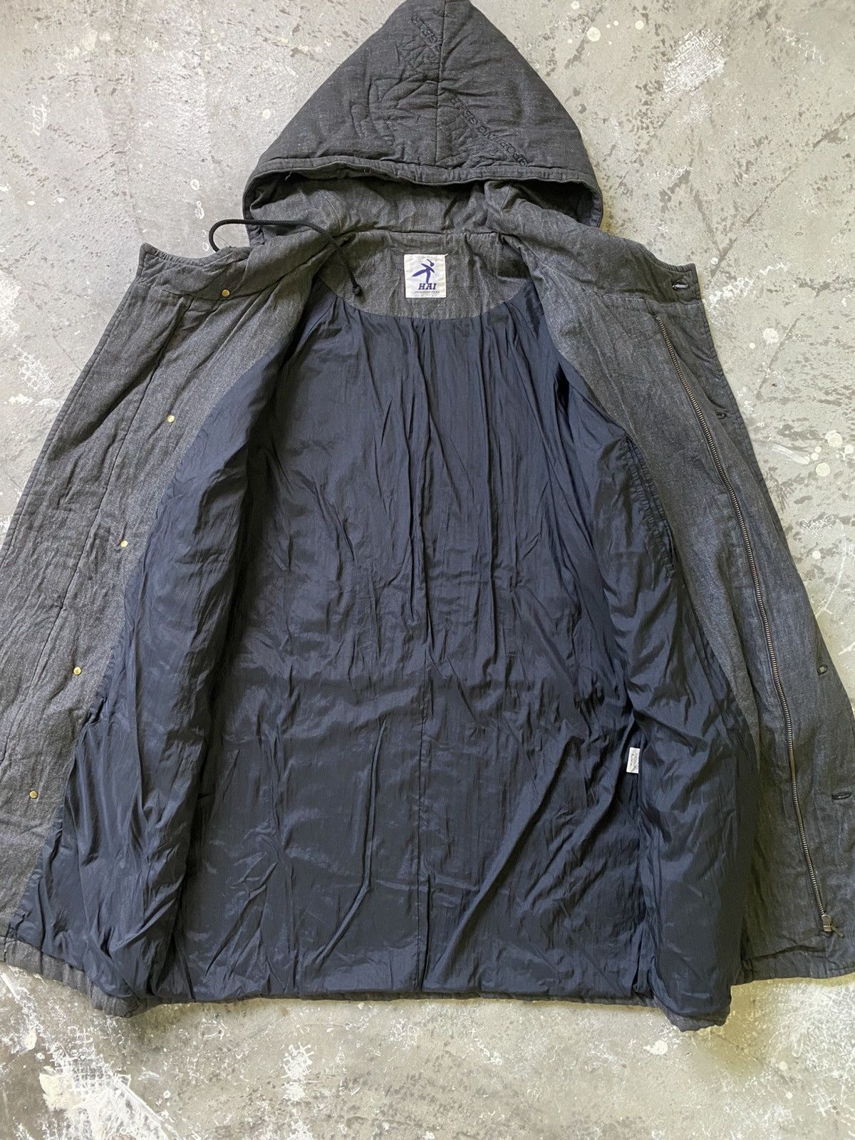 Hai Sporting Gear × Issey Miyake × Japanese Brand Hai Sporting Gear Monogram Embroidery Logo Winter Jacket Size US M / EU 48-50 / 2 - 7 Thumbnail