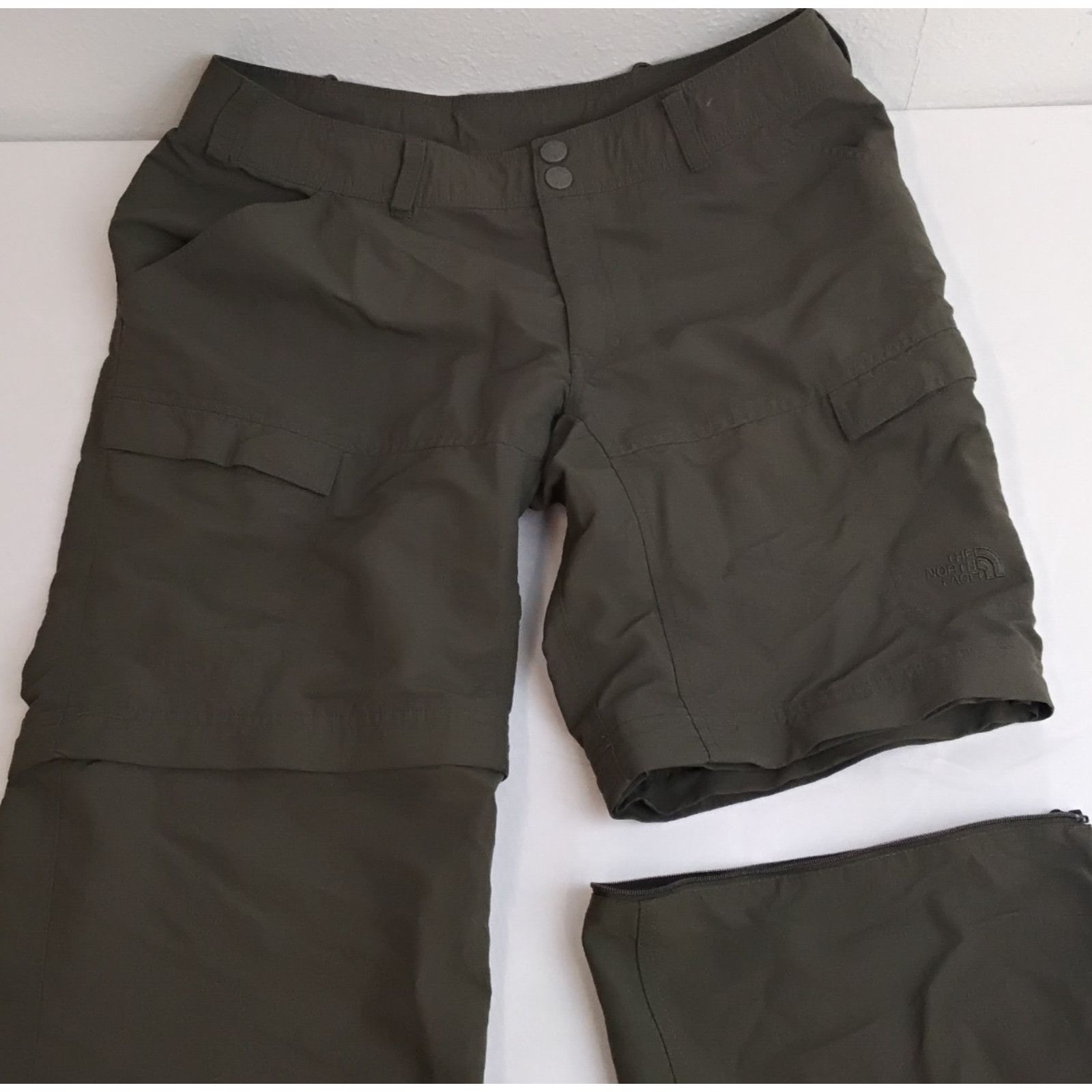 The North Face The North Face Convertible Pants Women's 12 (34x30) Green Size 34" / US 12 / IT 48 - 6 Thumbnail