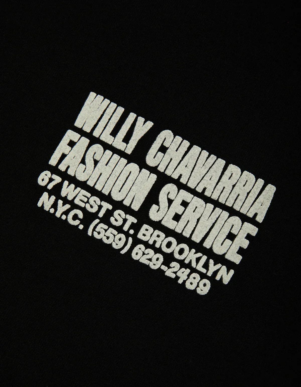 Willy Chavarria Willy Chavarria Black Fashion Services T-Shirt Size US L / EU 52-54 / 3 - 3 Thumbnail