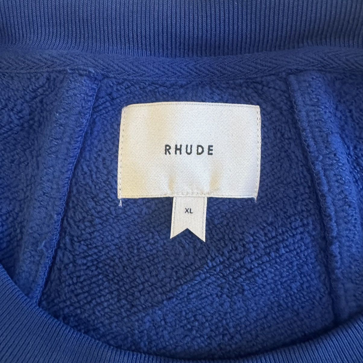Rhude Rhude Classic Embroidered Crewneck Sweatshirt Size US XL / EU 56 / 4 - 5 Thumbnail