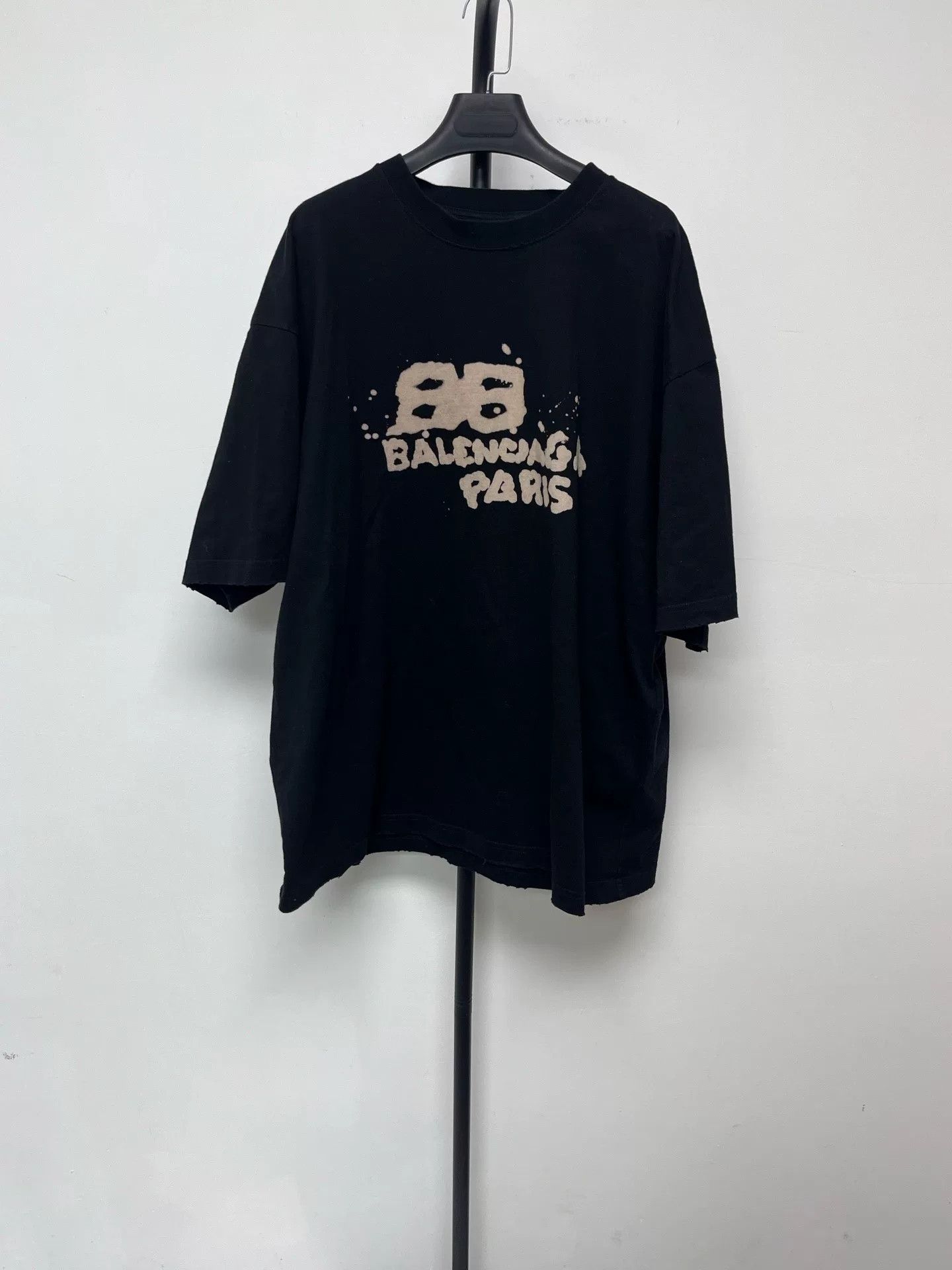 Balenciaga Balenciaga Logo Print Crewneck Short-Sleeve T-Shirt Size US M / EU 48-50 / 2 - 1 Thumbnail